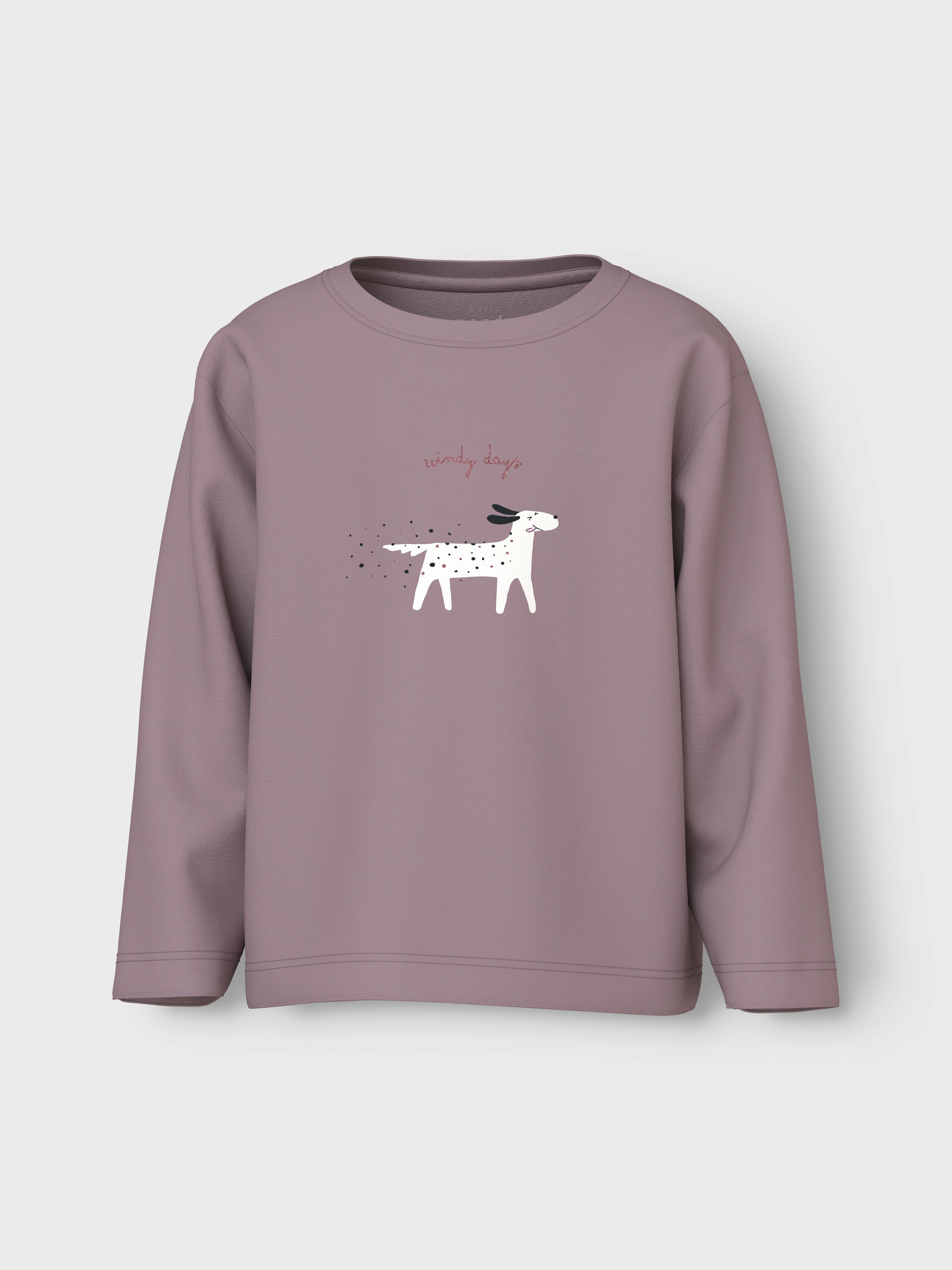 Camiseta Perrito Morada Mini