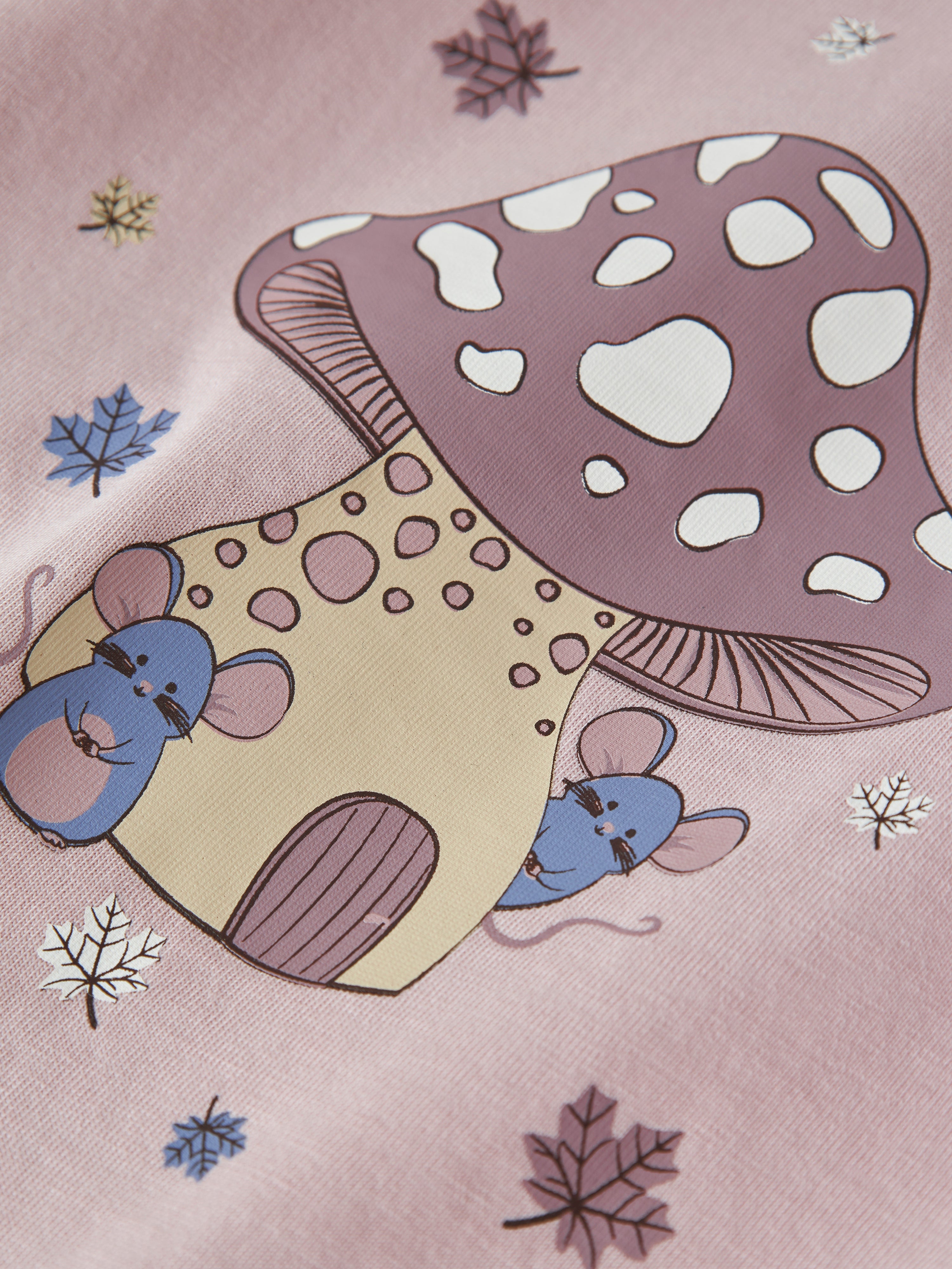 Camiseta Mushroom Lila Mini