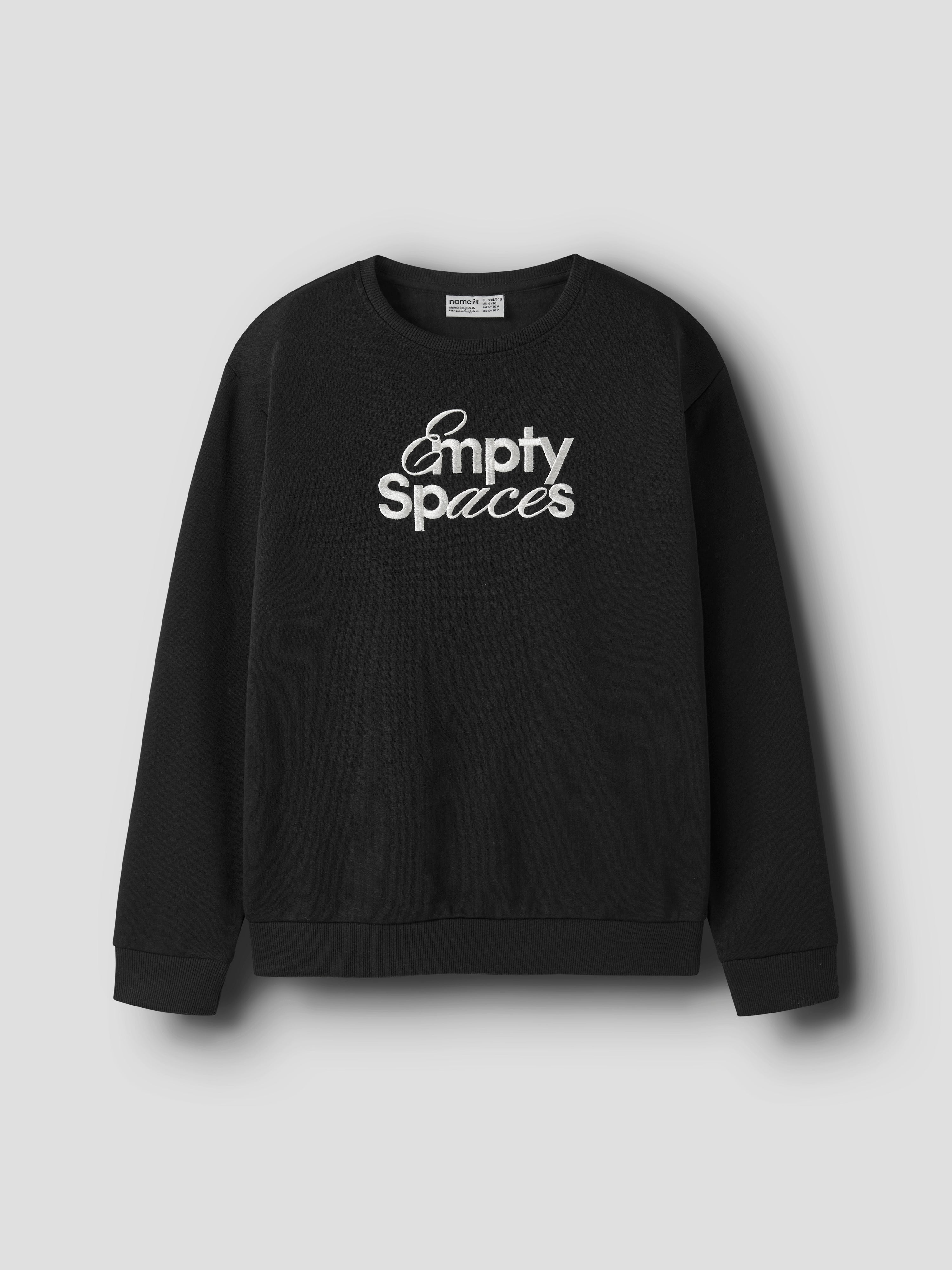 Sudadera Empty Spaces Negra Kid
