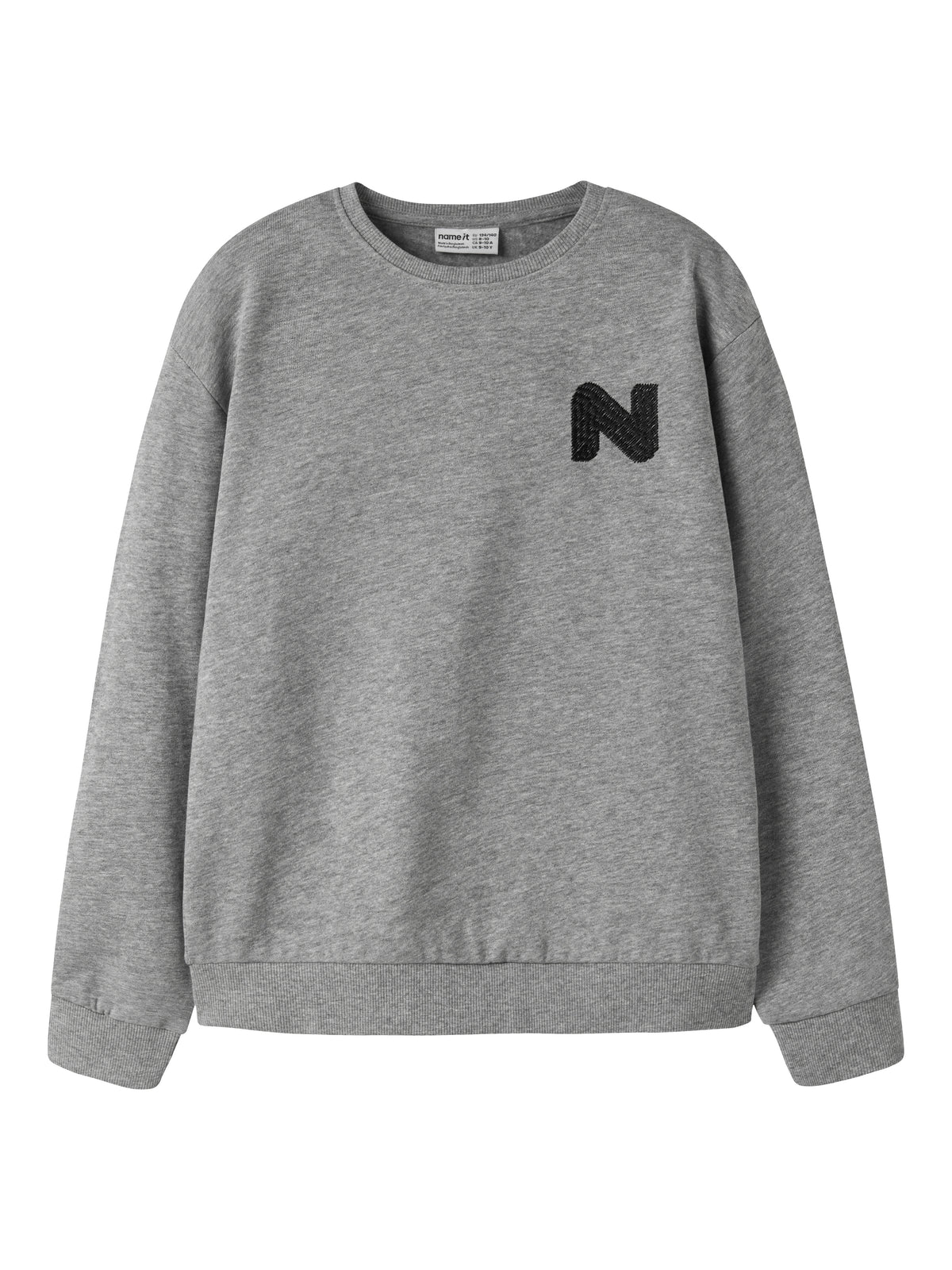 Sudadera N Gris Kid