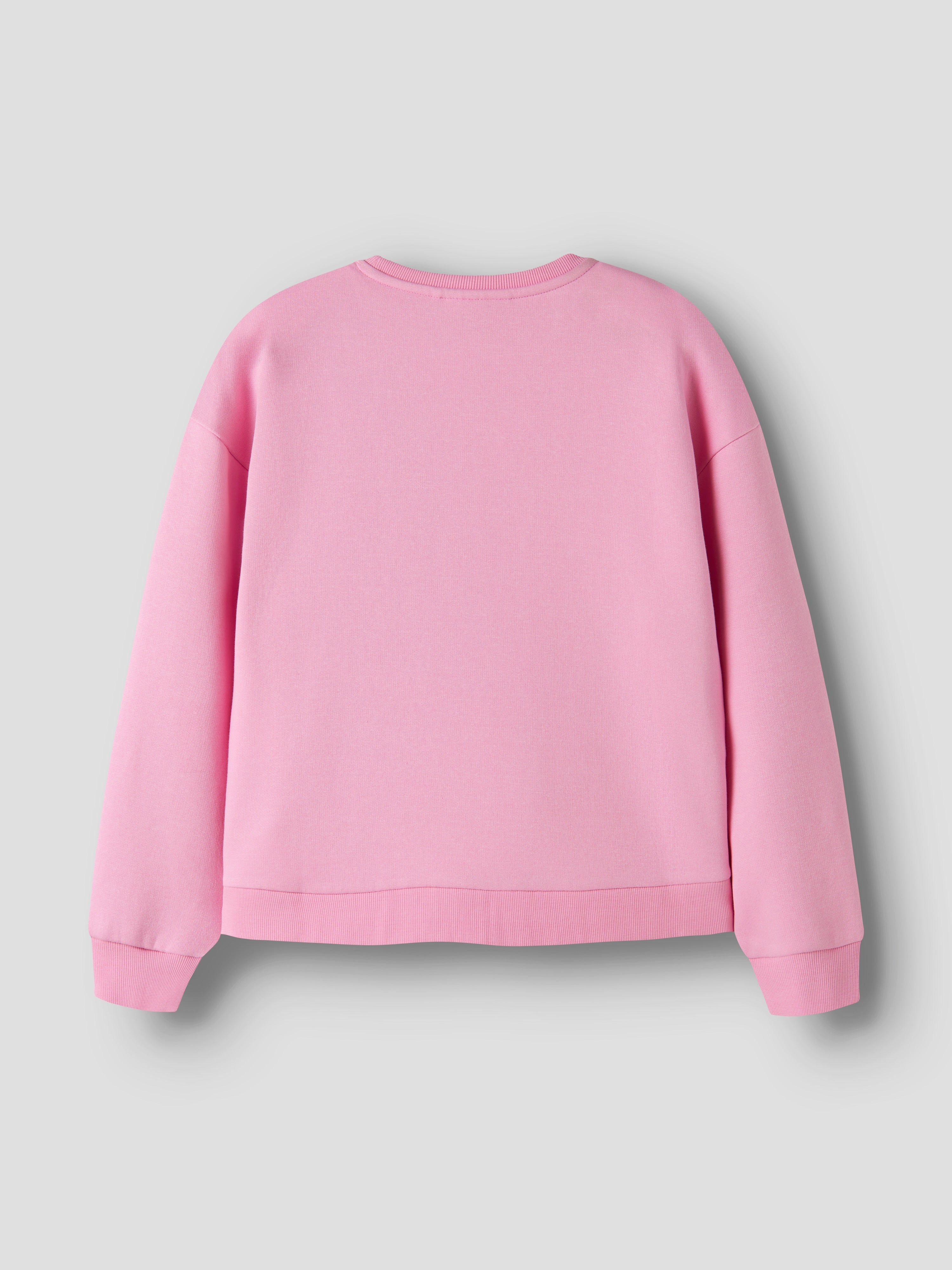 Sudadera Letras Rosa Kid
