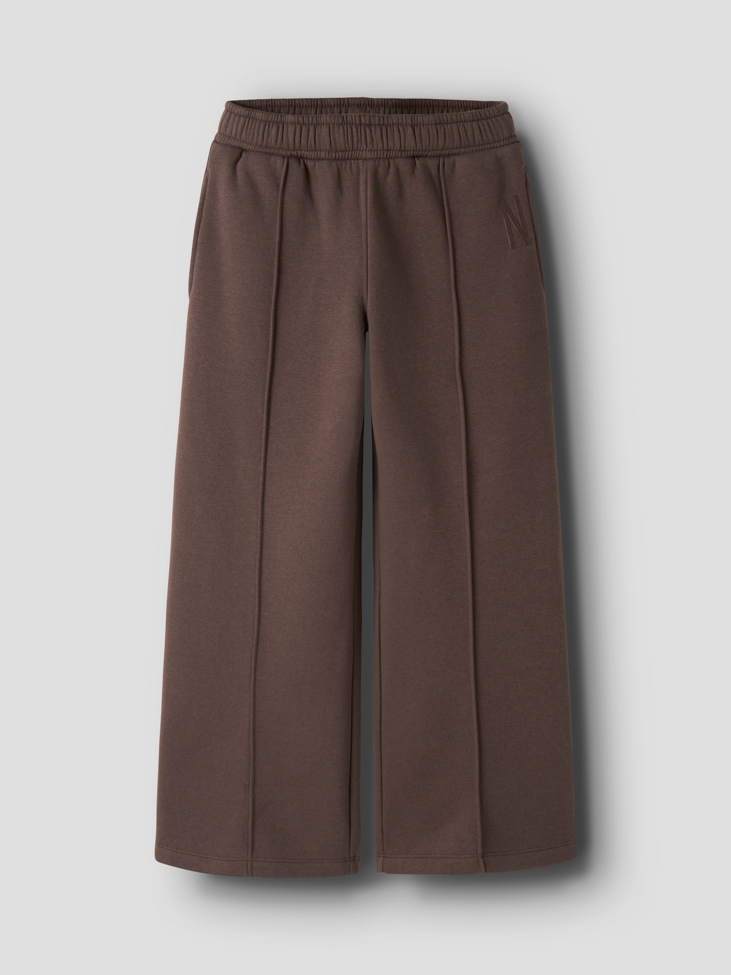 Chándal Wide Leg Marrón Kid
