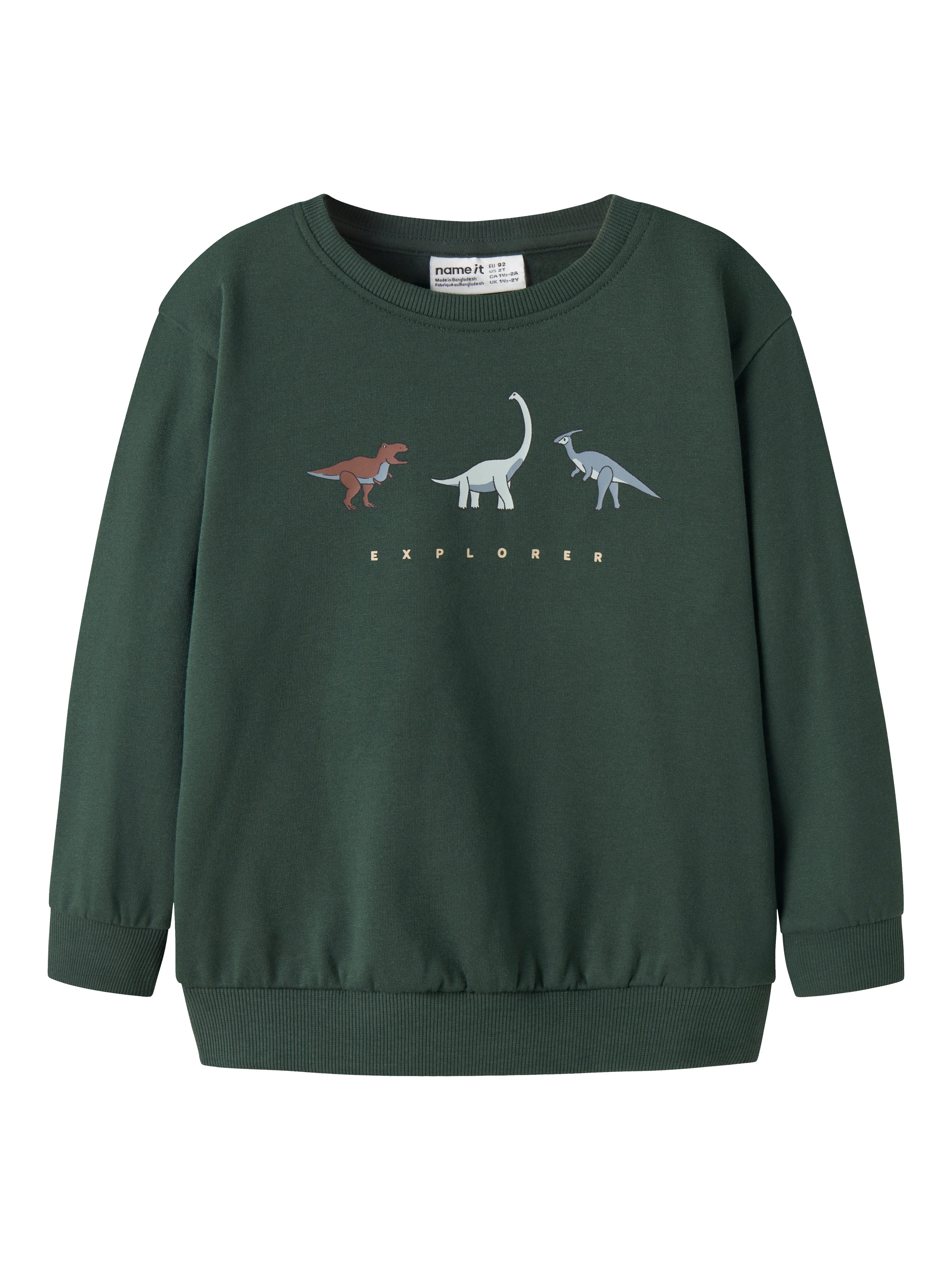 Sudadera Explorer Verde Mini