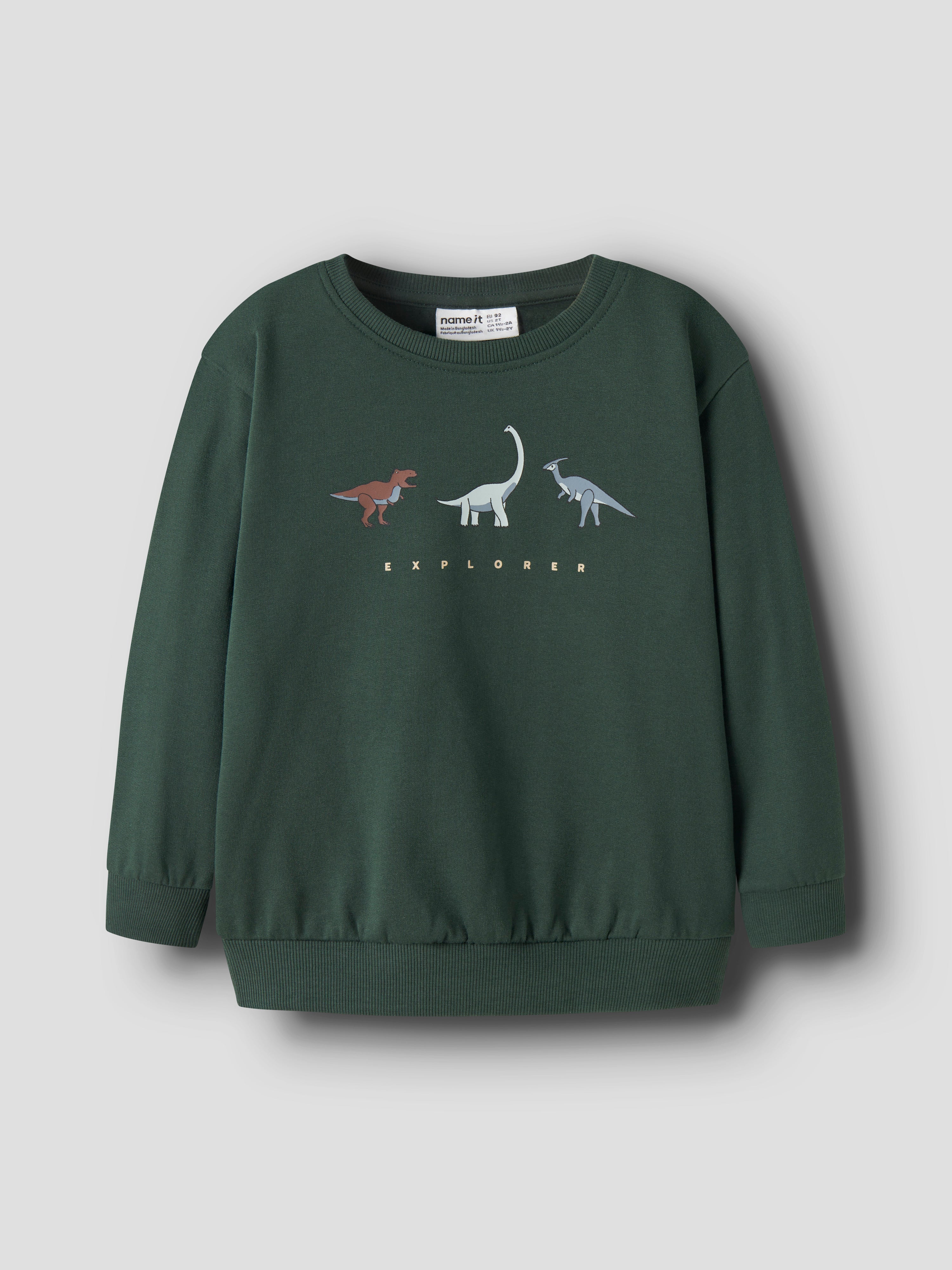 Sudadera Explorer Verde Mini