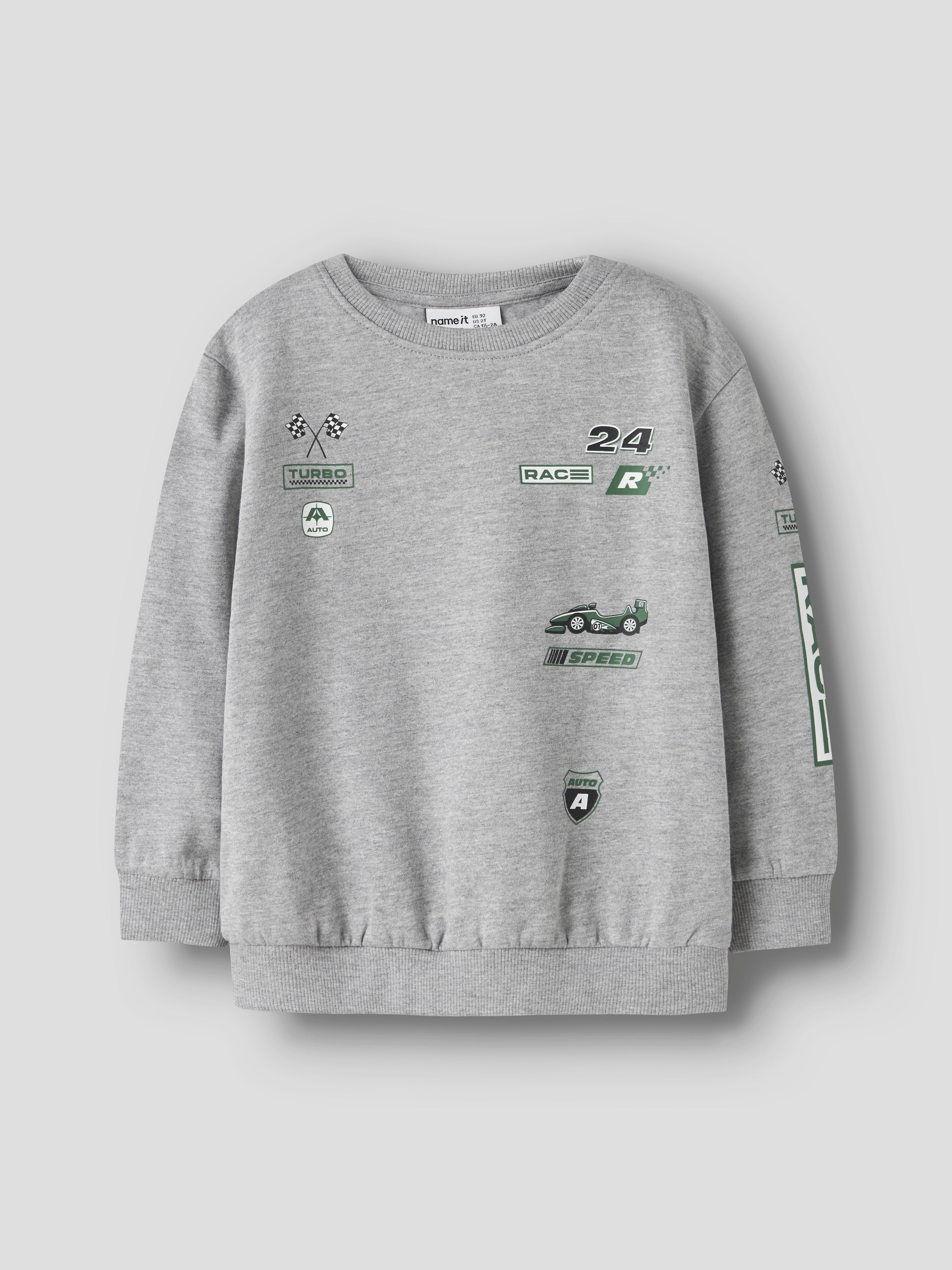 Sudadera Race Gris Mini