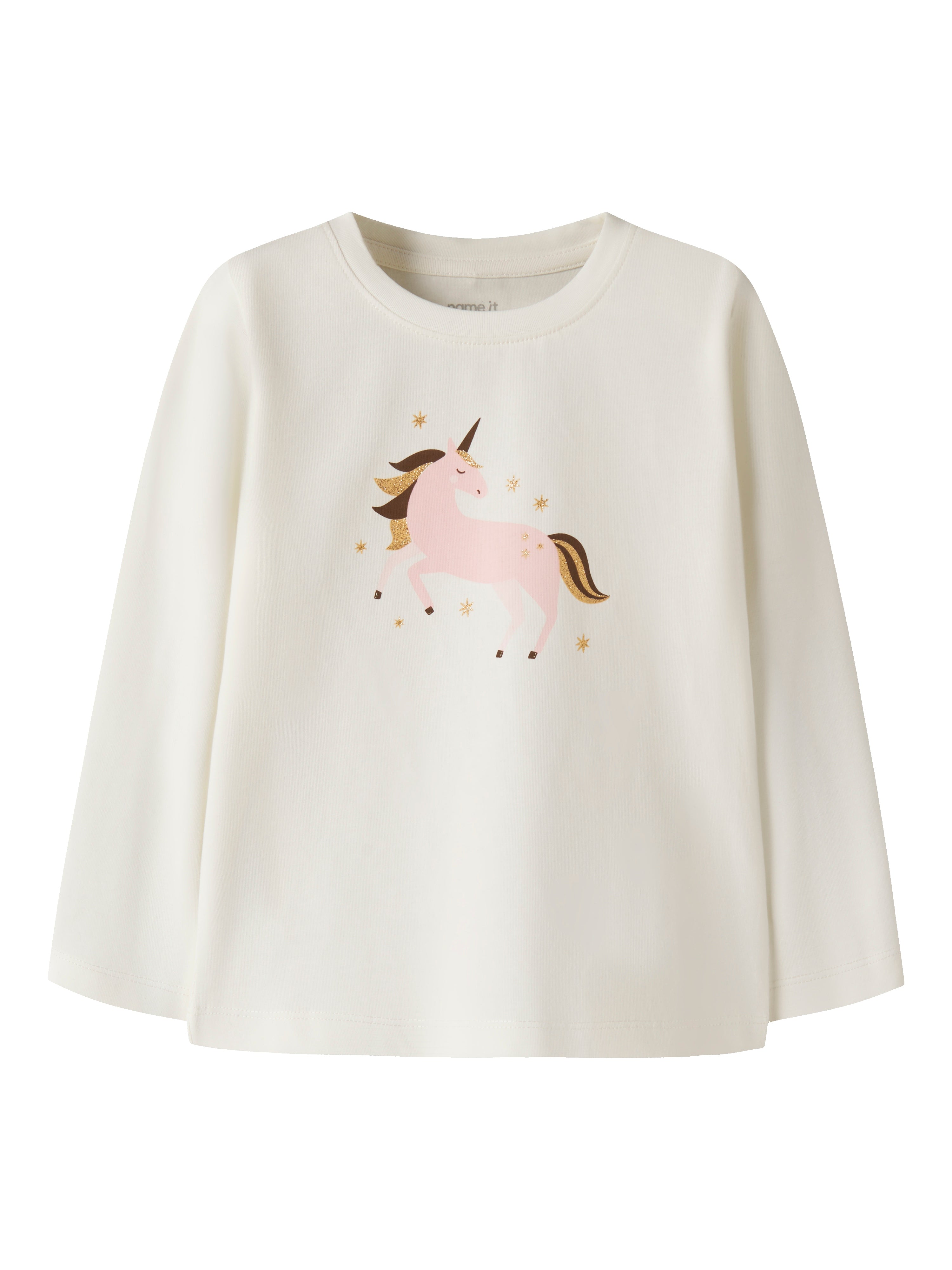 Camiseta Unicornio Blanca Mini
