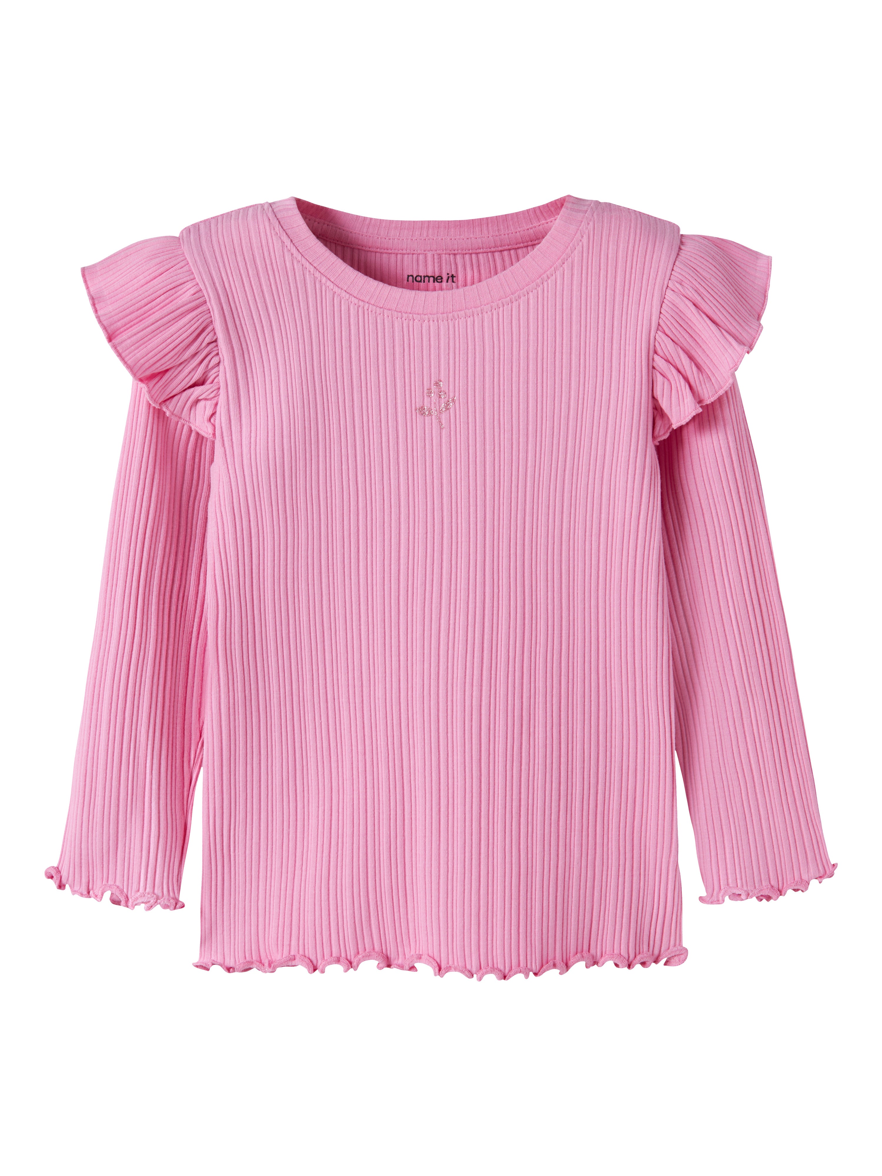 Camiseta Rosa Canalé Volantes Mini