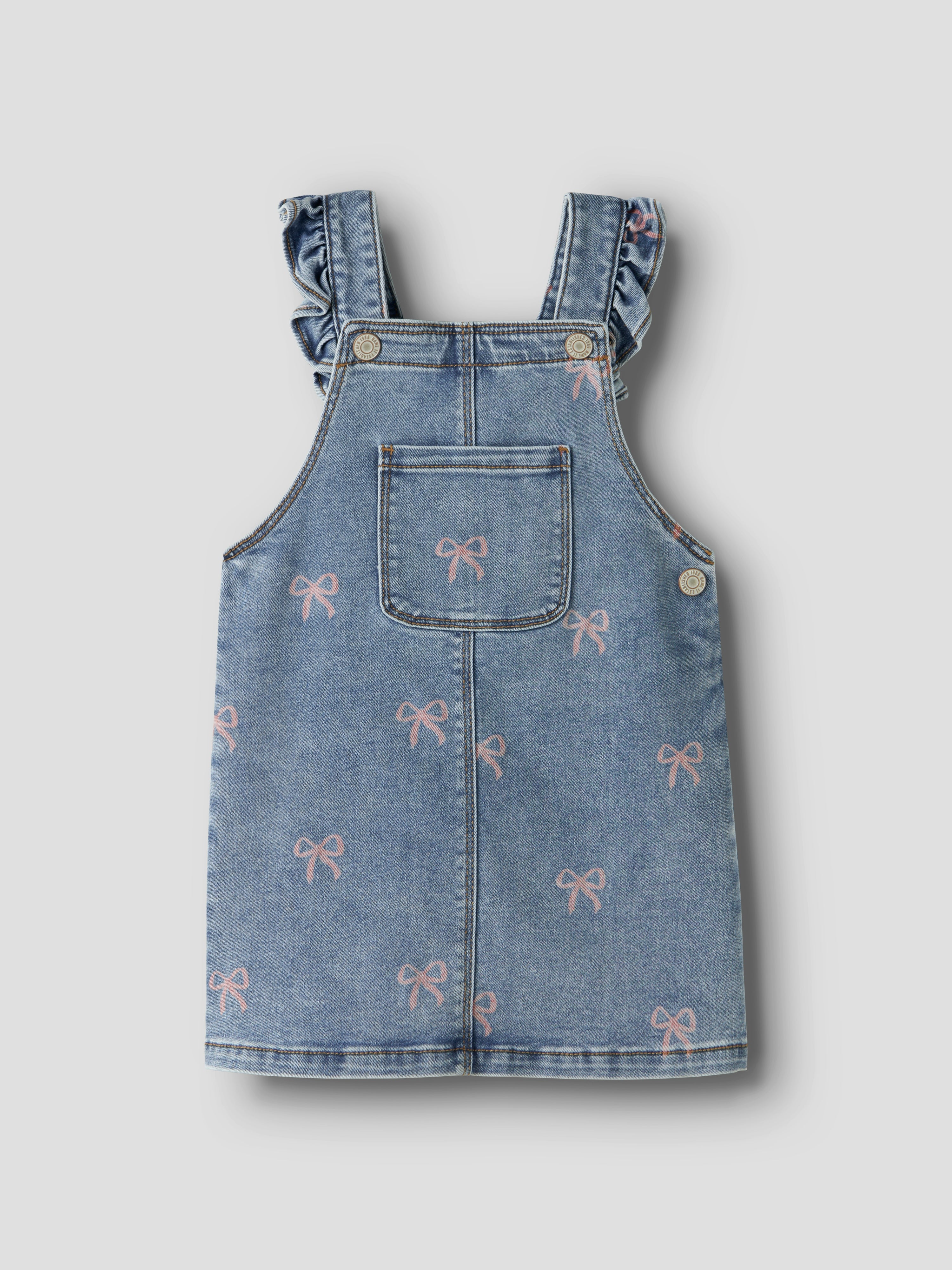 Vestido Denim Lazos Mini