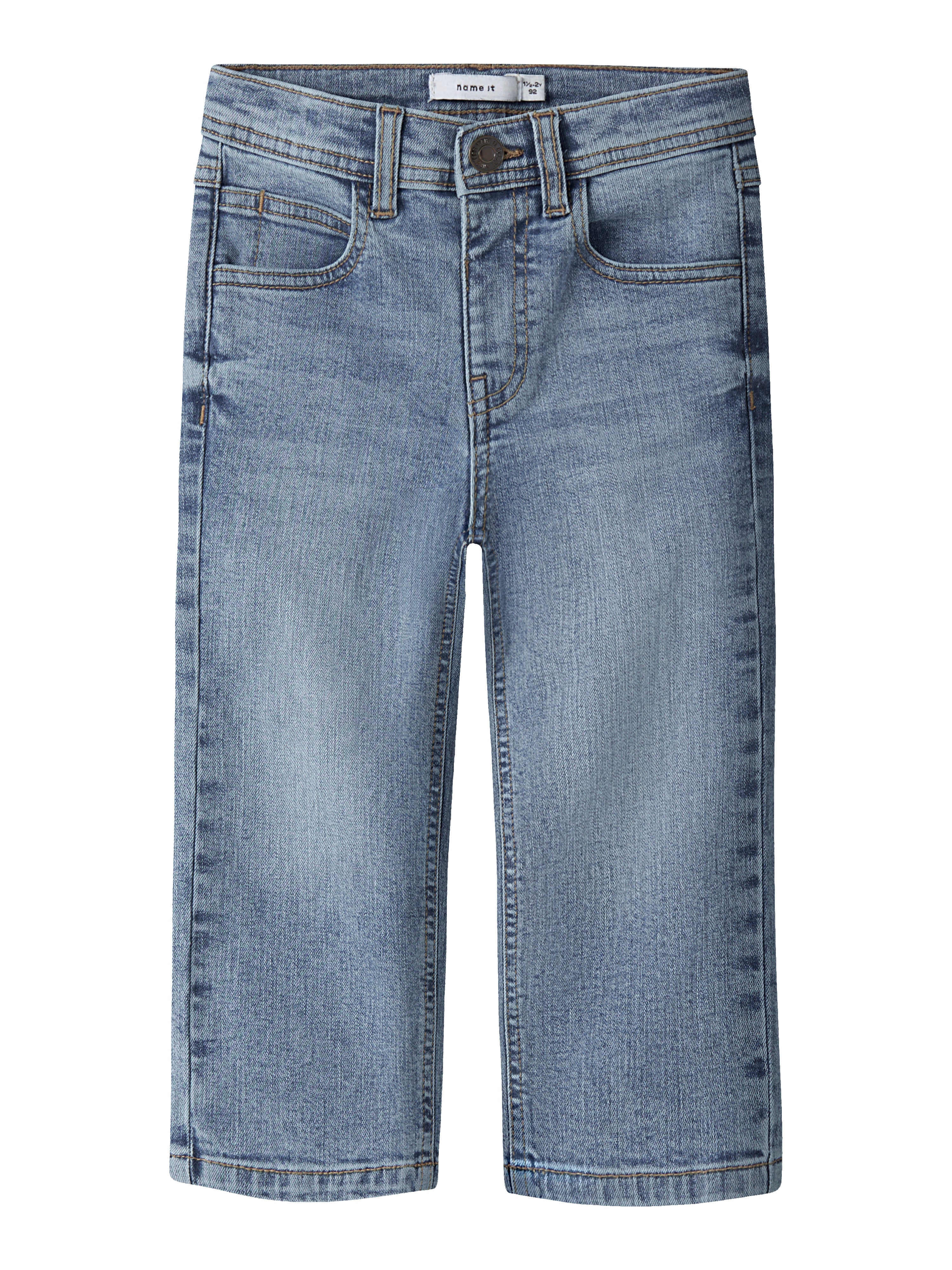 Jeans Straight Medium Blue Mini