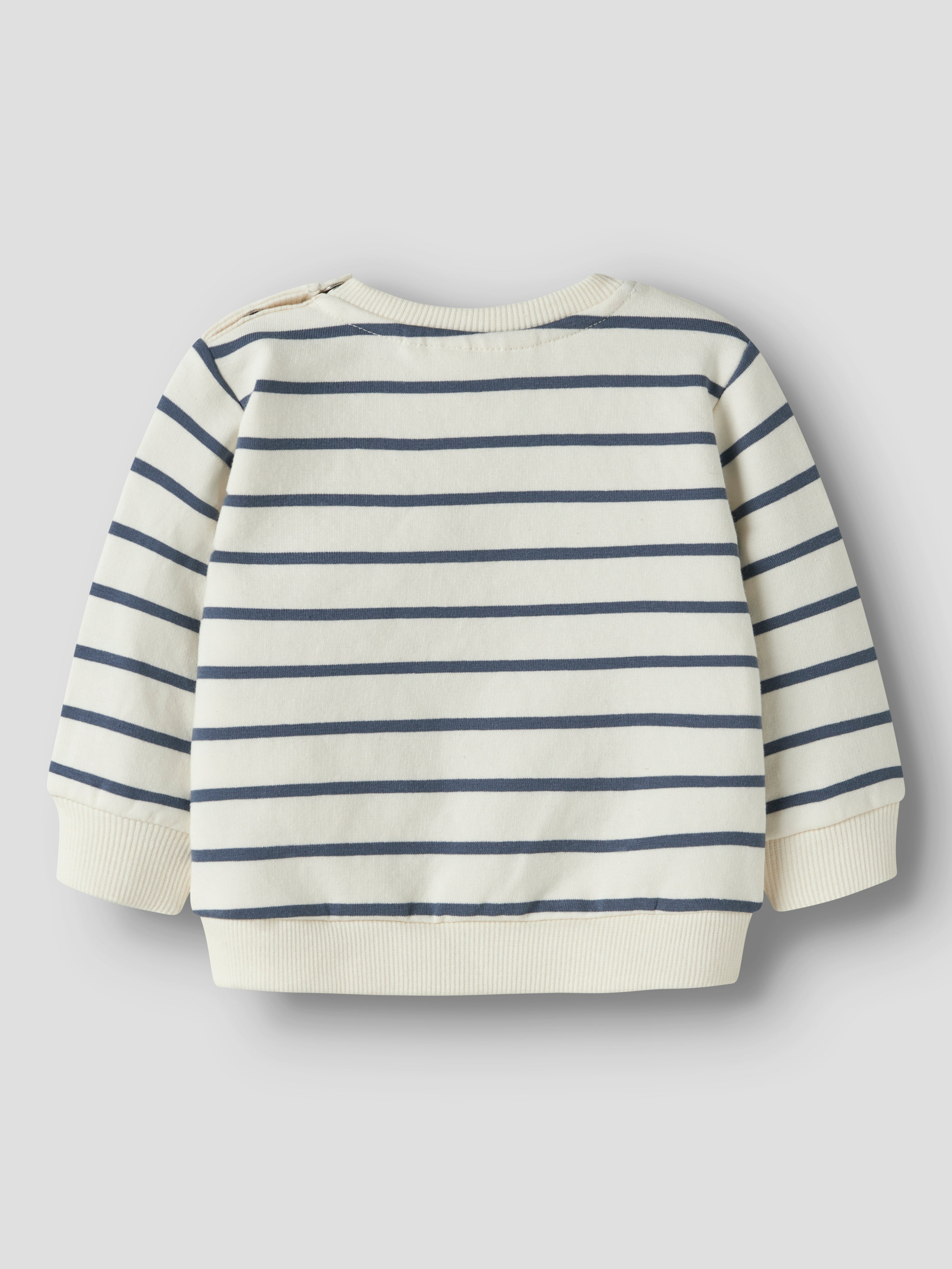 Sudadera Crudo Rayas Tractor Bebé