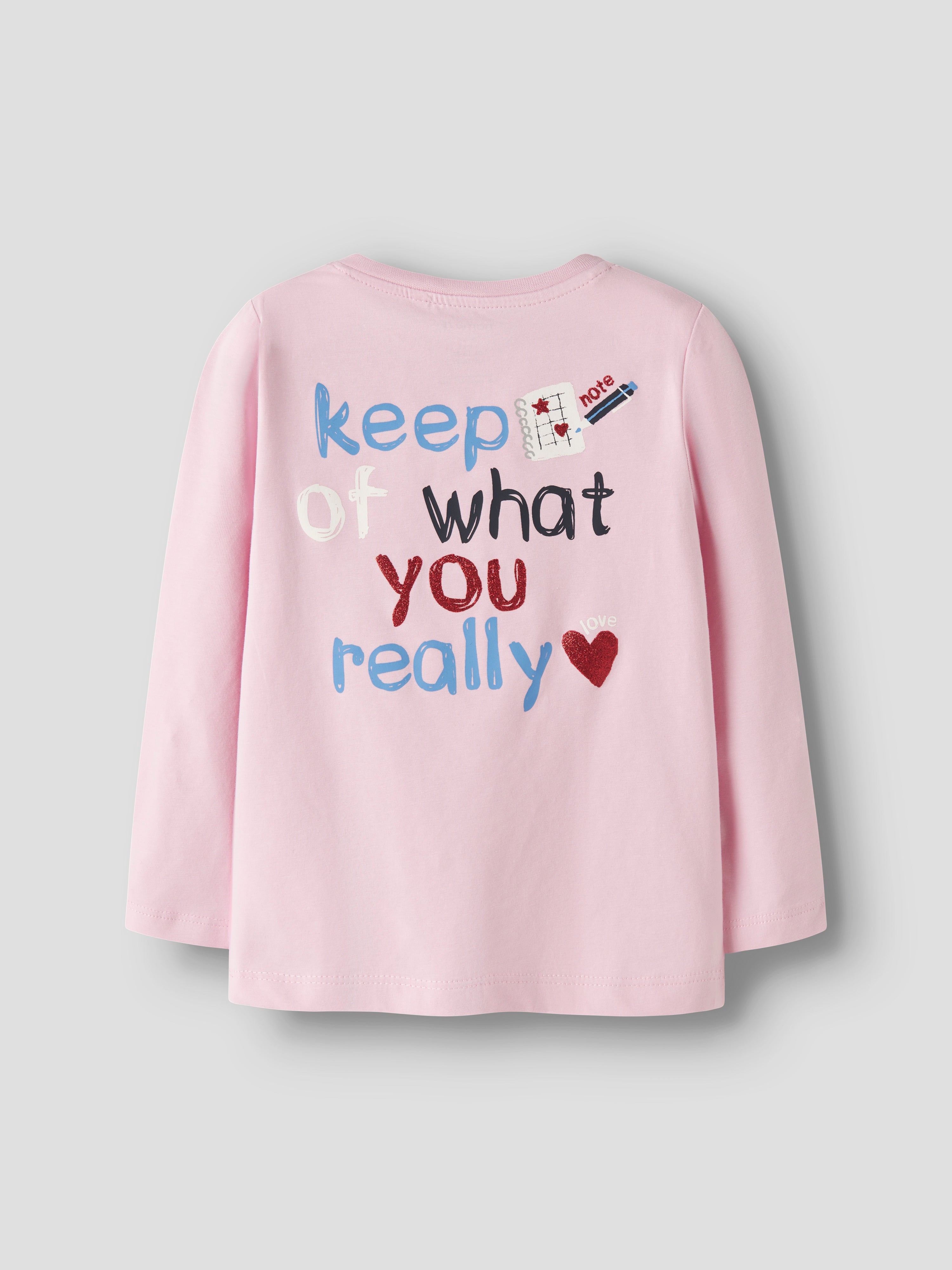 Camiseta Rosa Corazones Mini