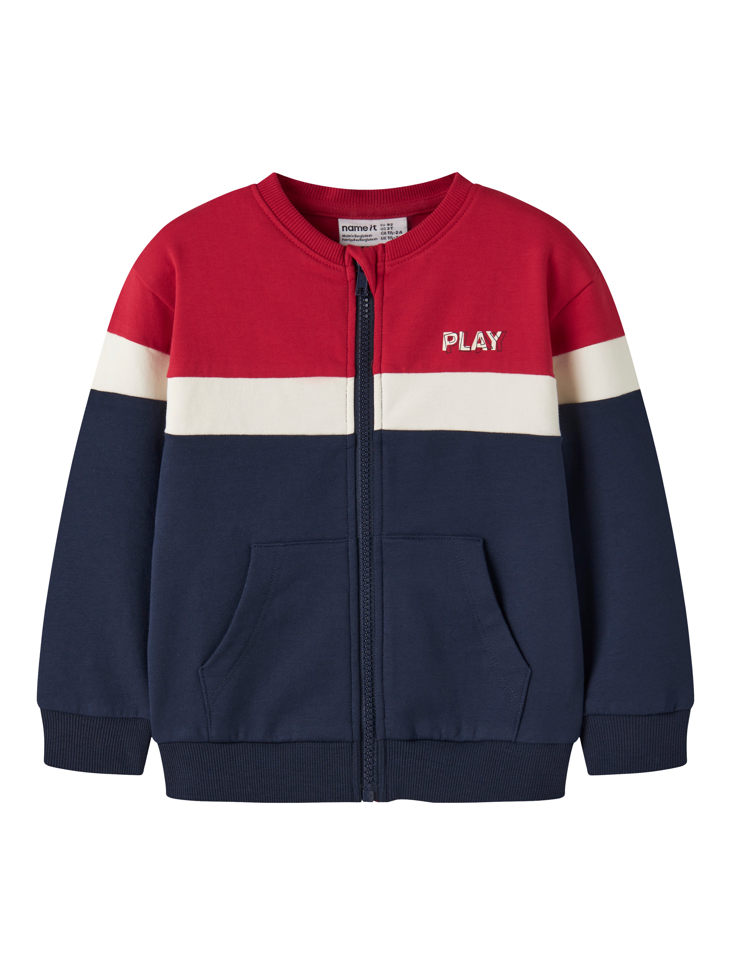 Sudadera Cremallera Marino Mini