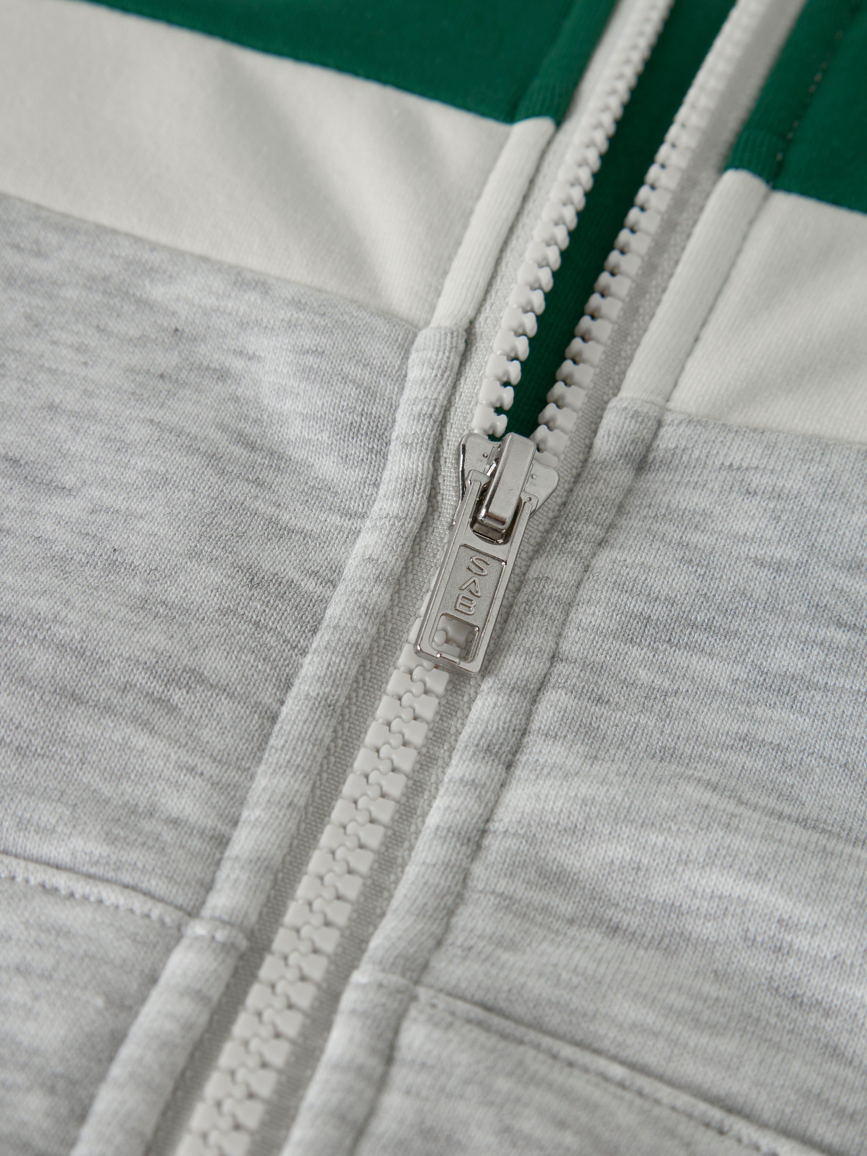 Sudadera Cremallera Gris Mini