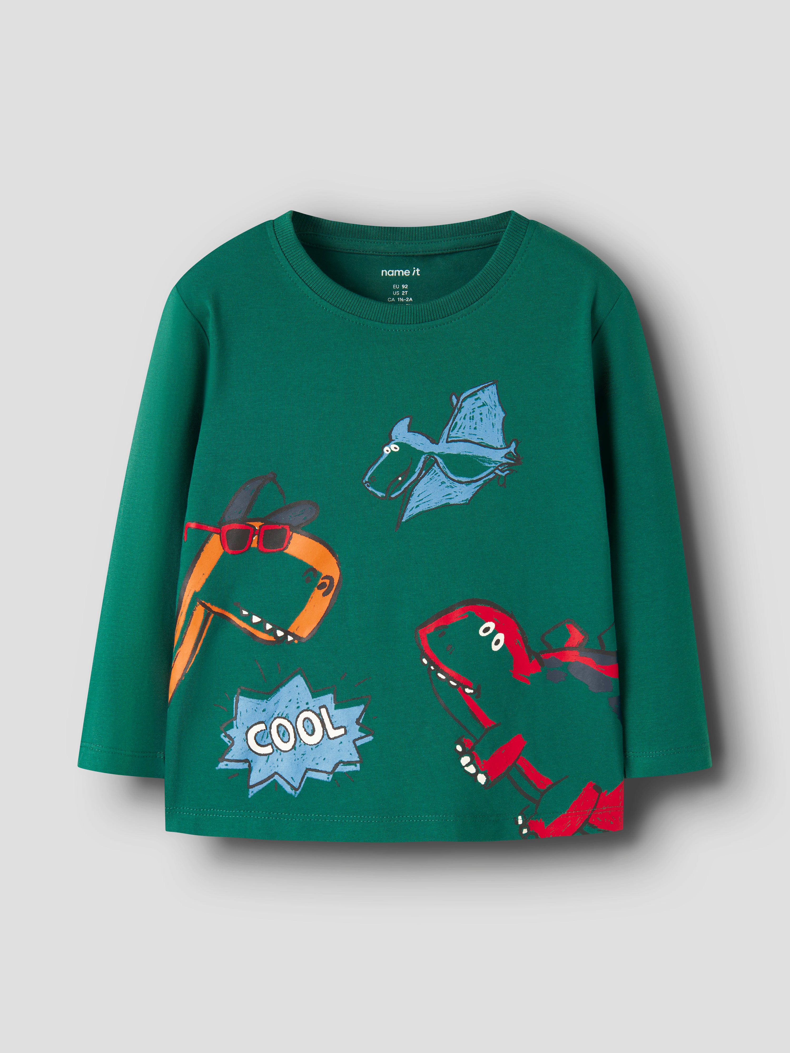 Camiseta Dibujos Verde Mini