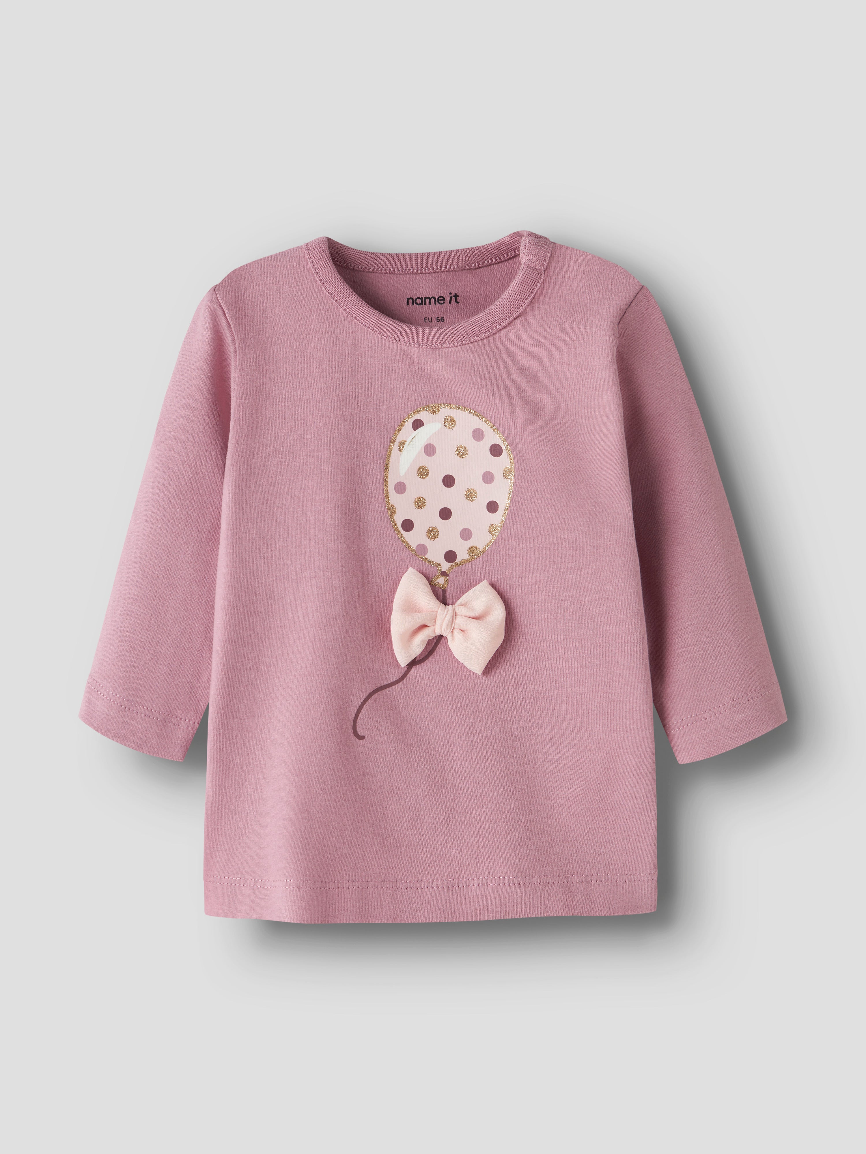 Camiseta Globo Lila Bebé
