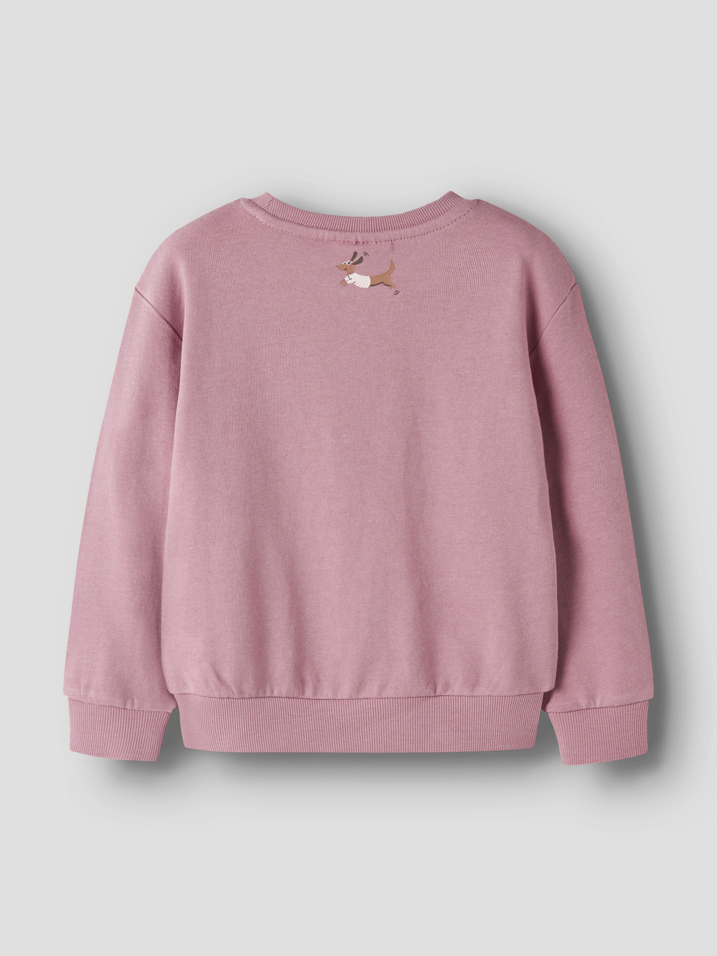 Sudadera Lila Perrito Salchicha Mini