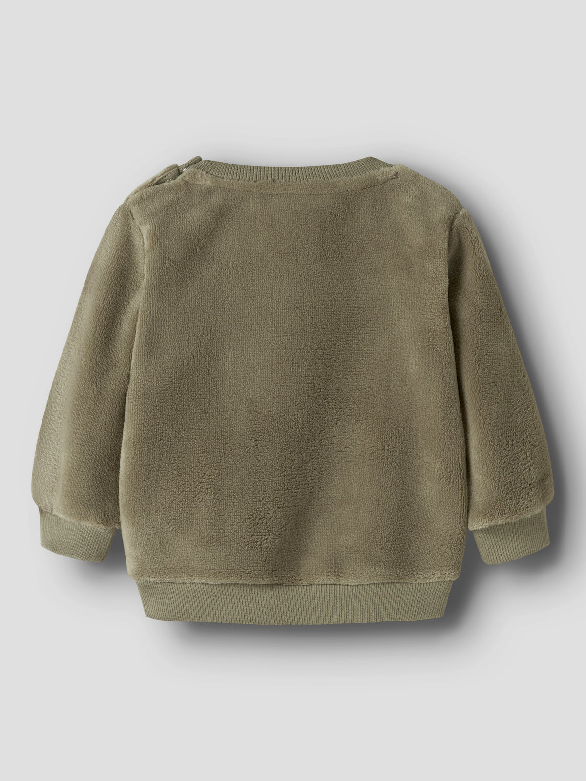Sudadera Pelito Teddy Verde Bebé