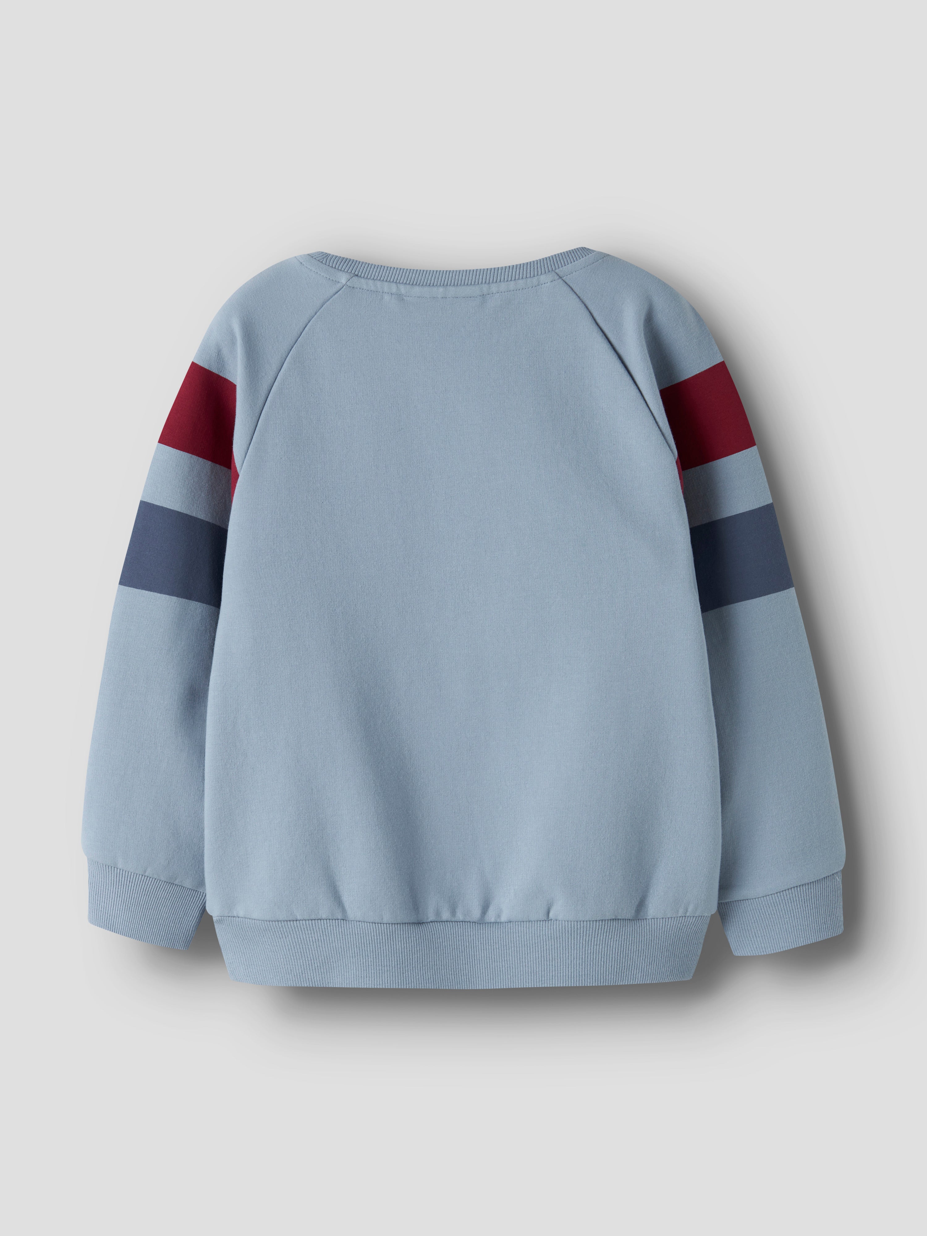 Sudadera Rayas Azul Perrito Mini