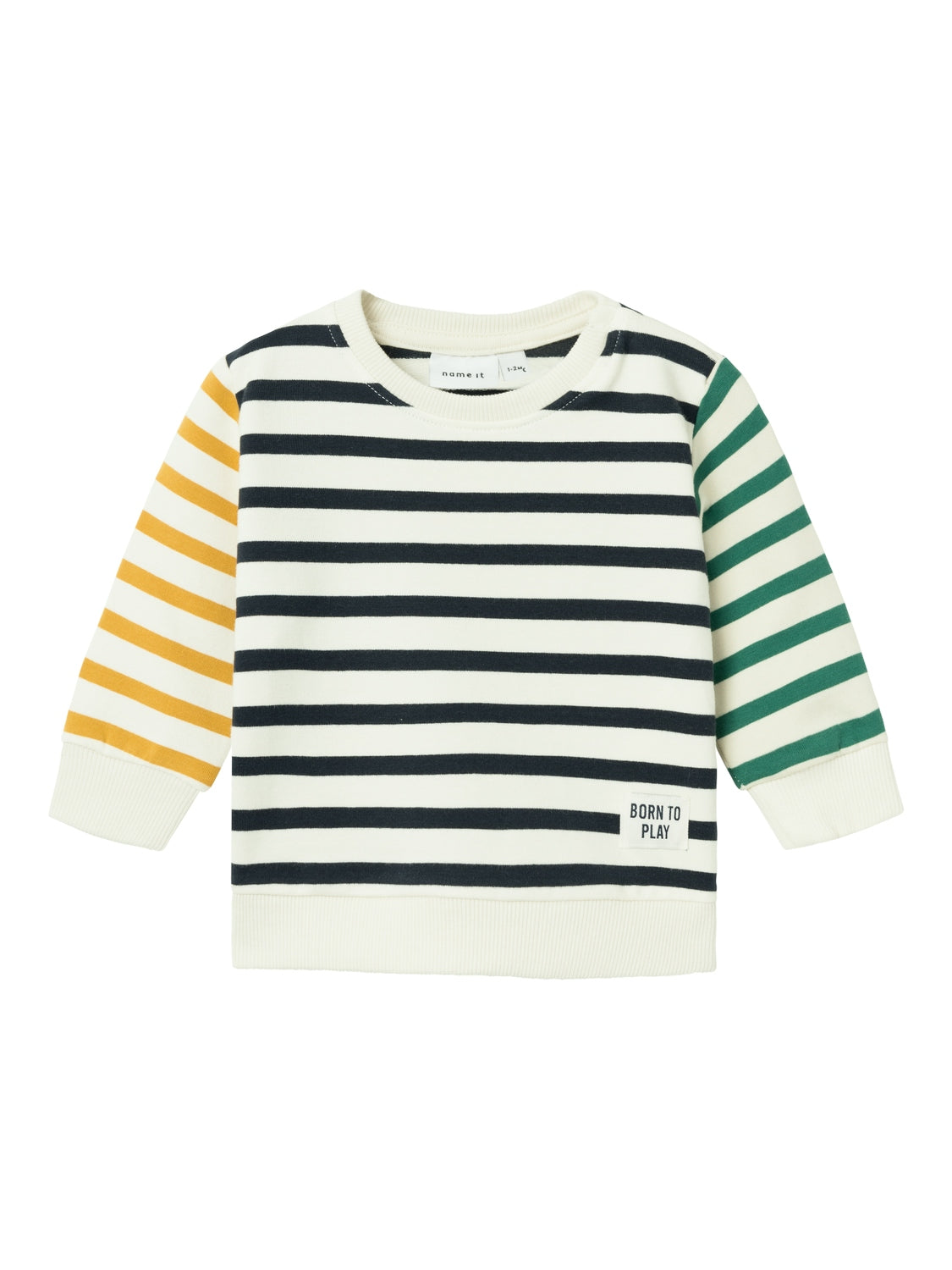 Sudadera Rayas Marino Bebé