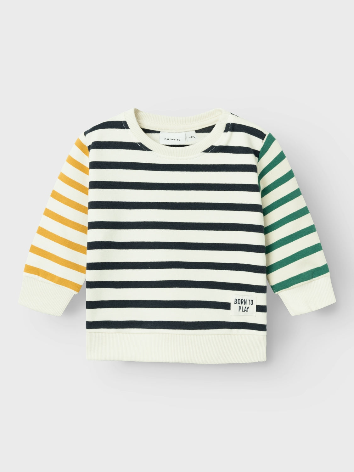 Sudadera Rayas Marino Bebé