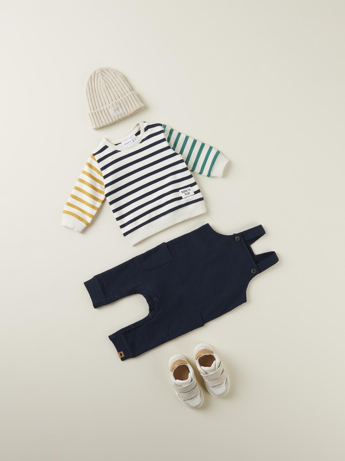 Sudadera Rayas Marino Bebé
