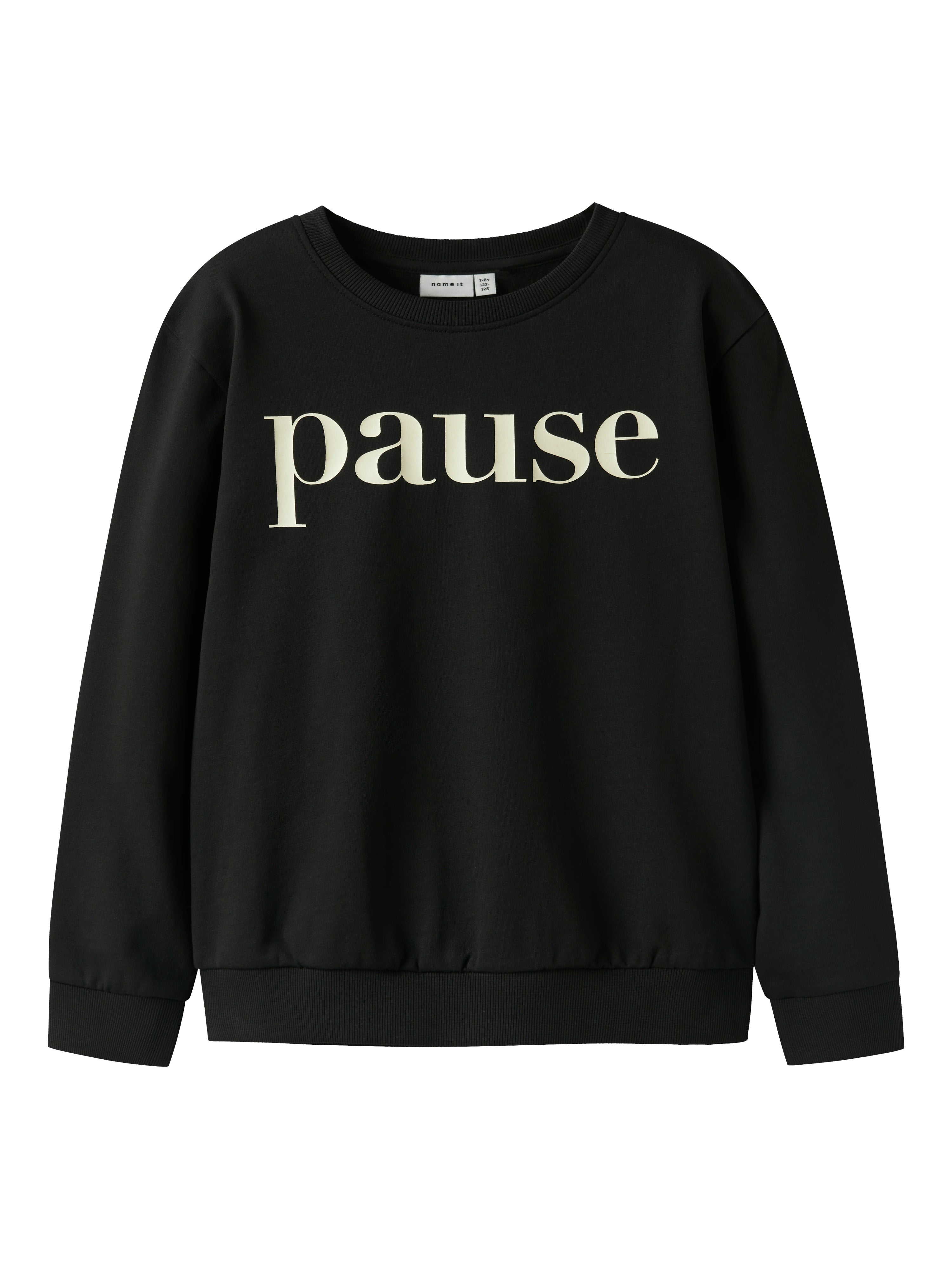 Sudadera Pause Negra Kid