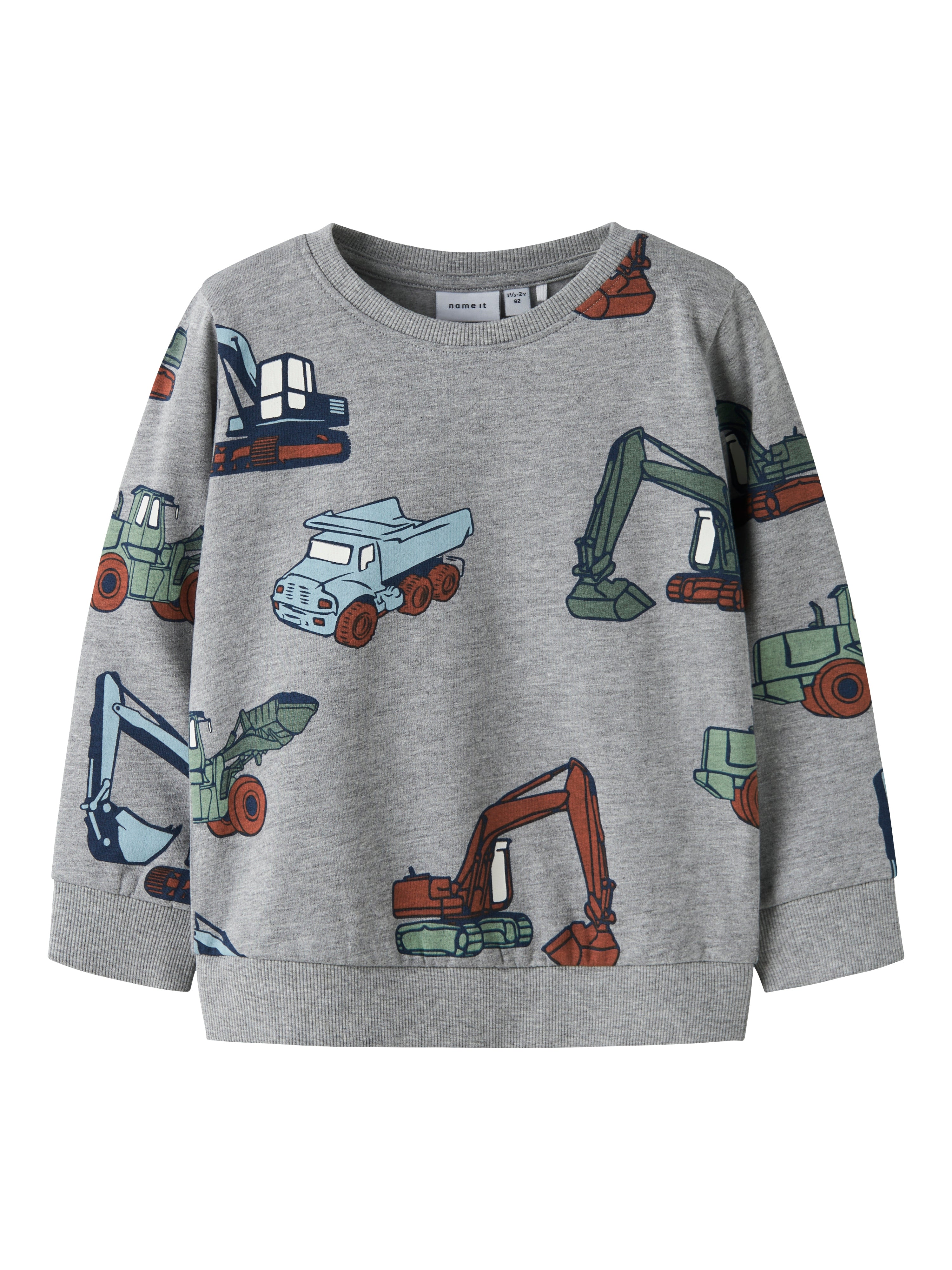 Sudadera Tractores Gris Mini