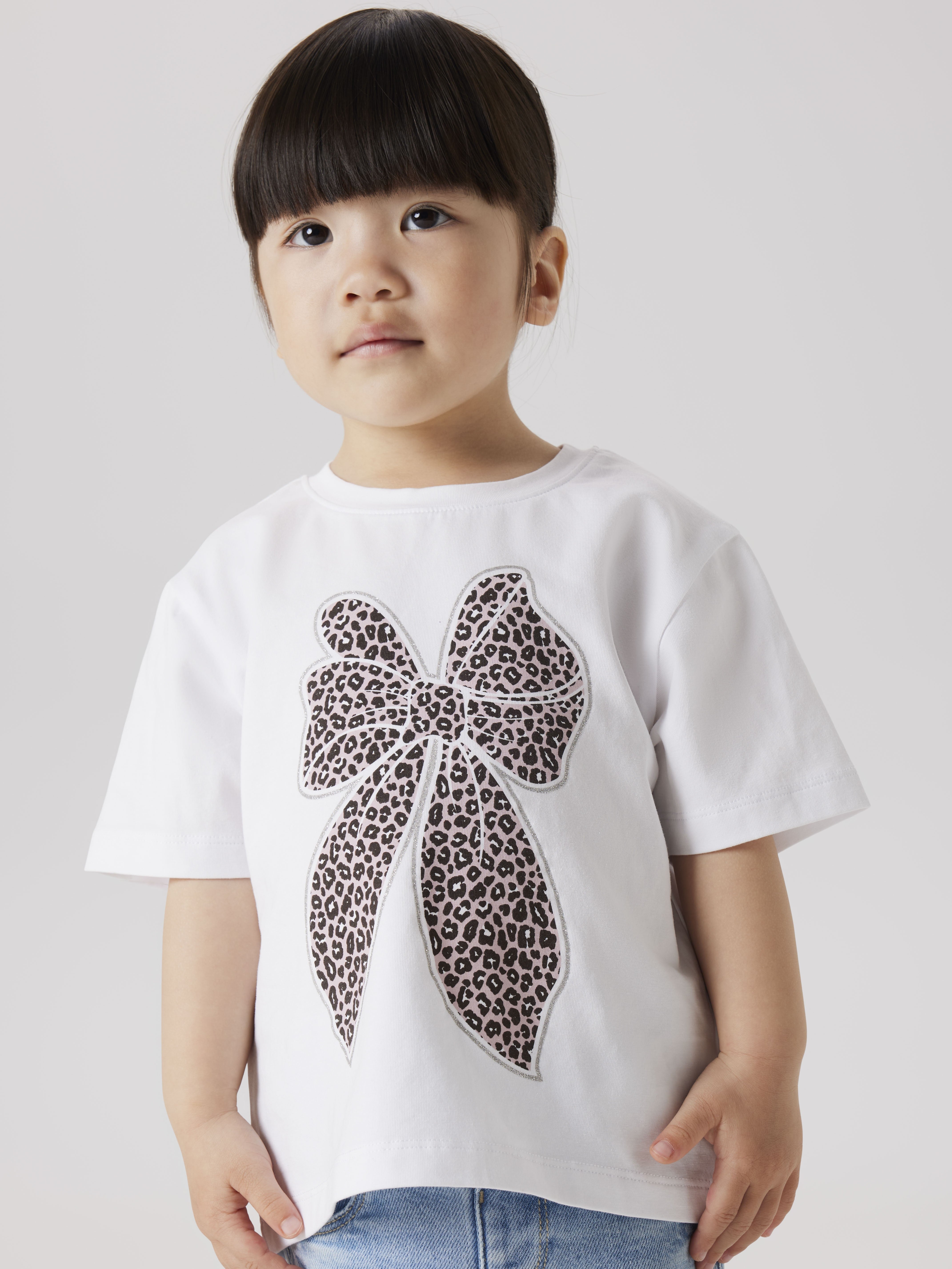 Camiseta Lazo Animal Print Blanca