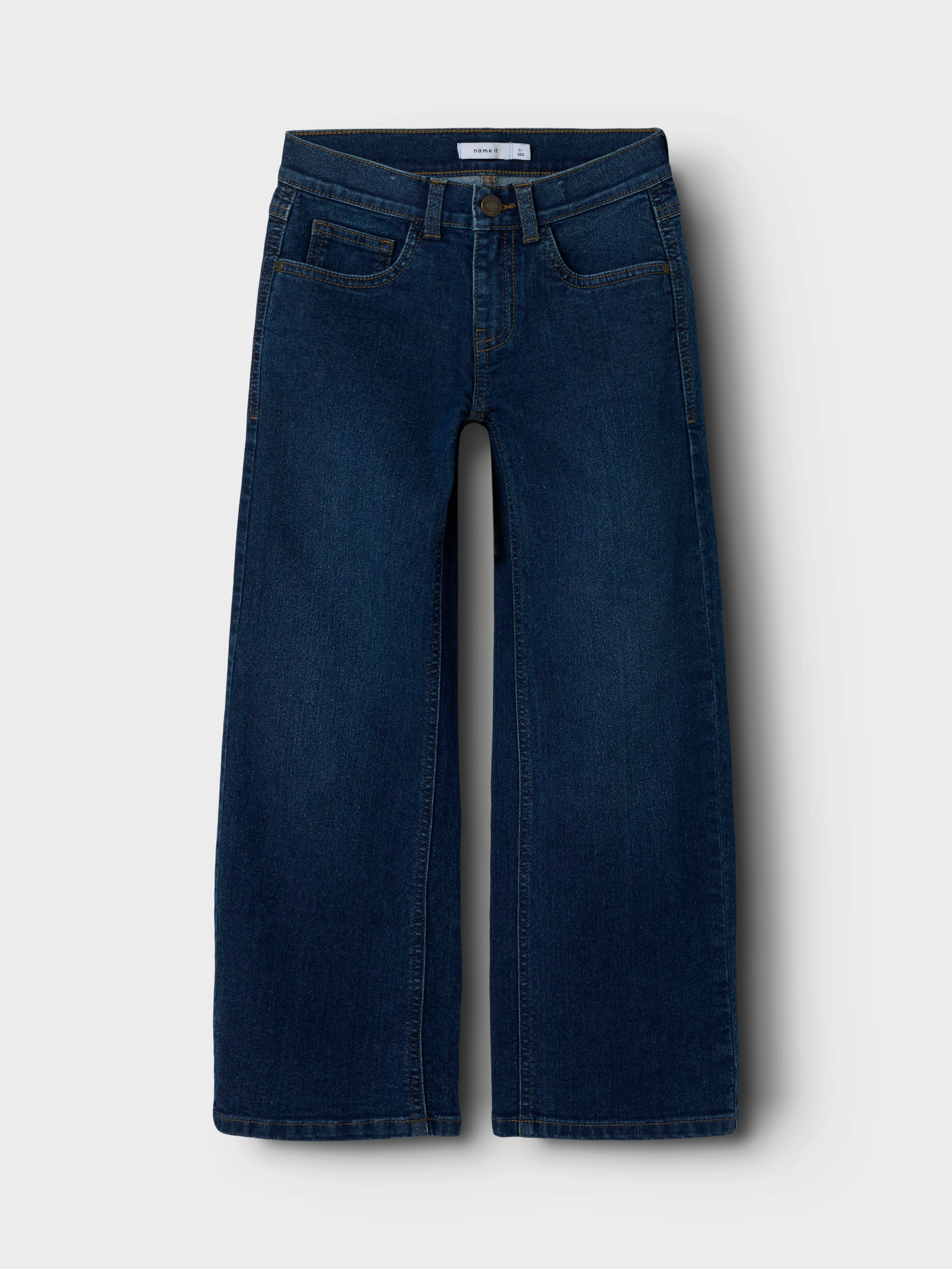 Jeans Wide Dark Blue Kid