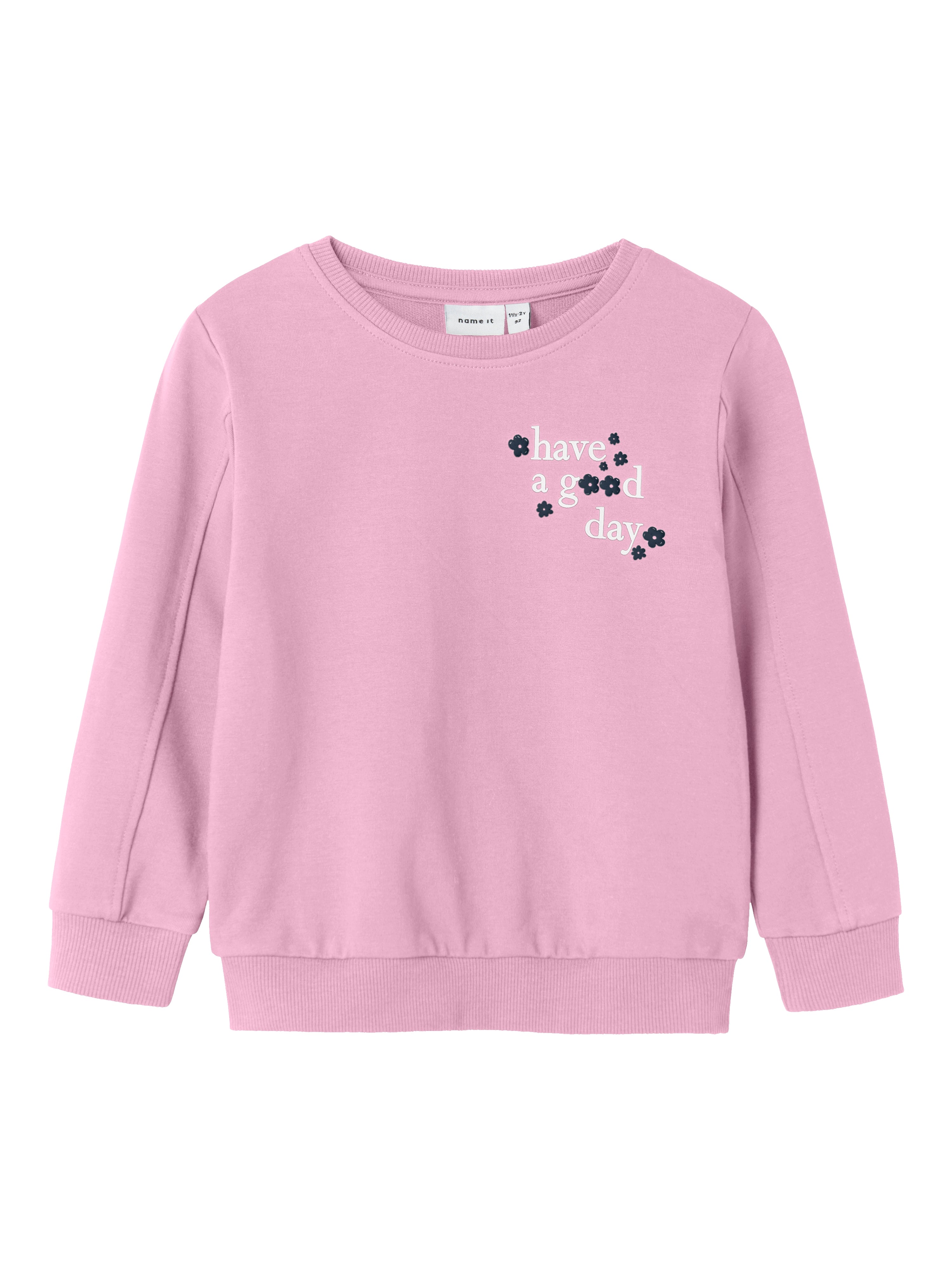 Sudadera Good Day Rosa Mini
