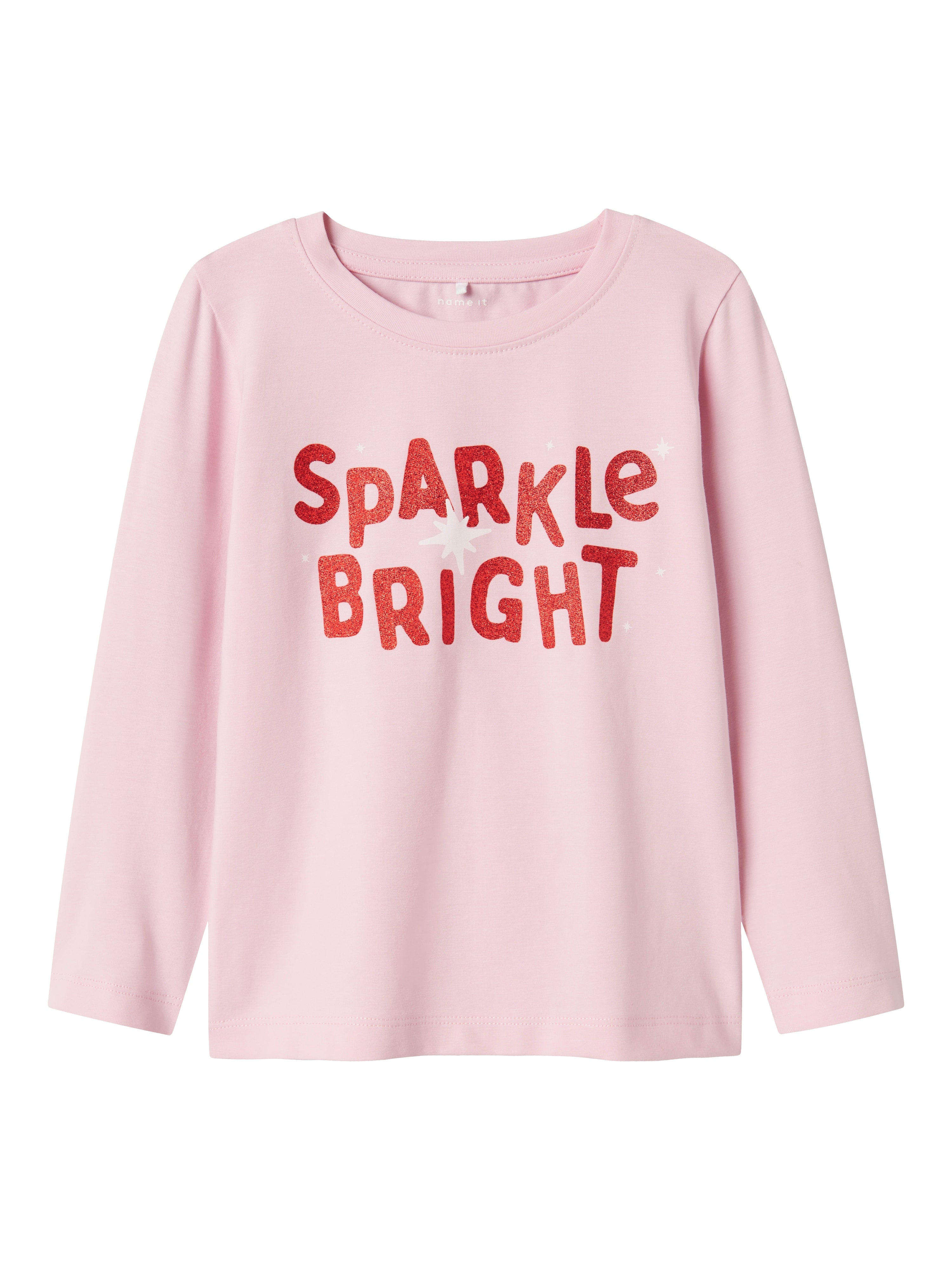 Camiseta Glitter Rosa Mini