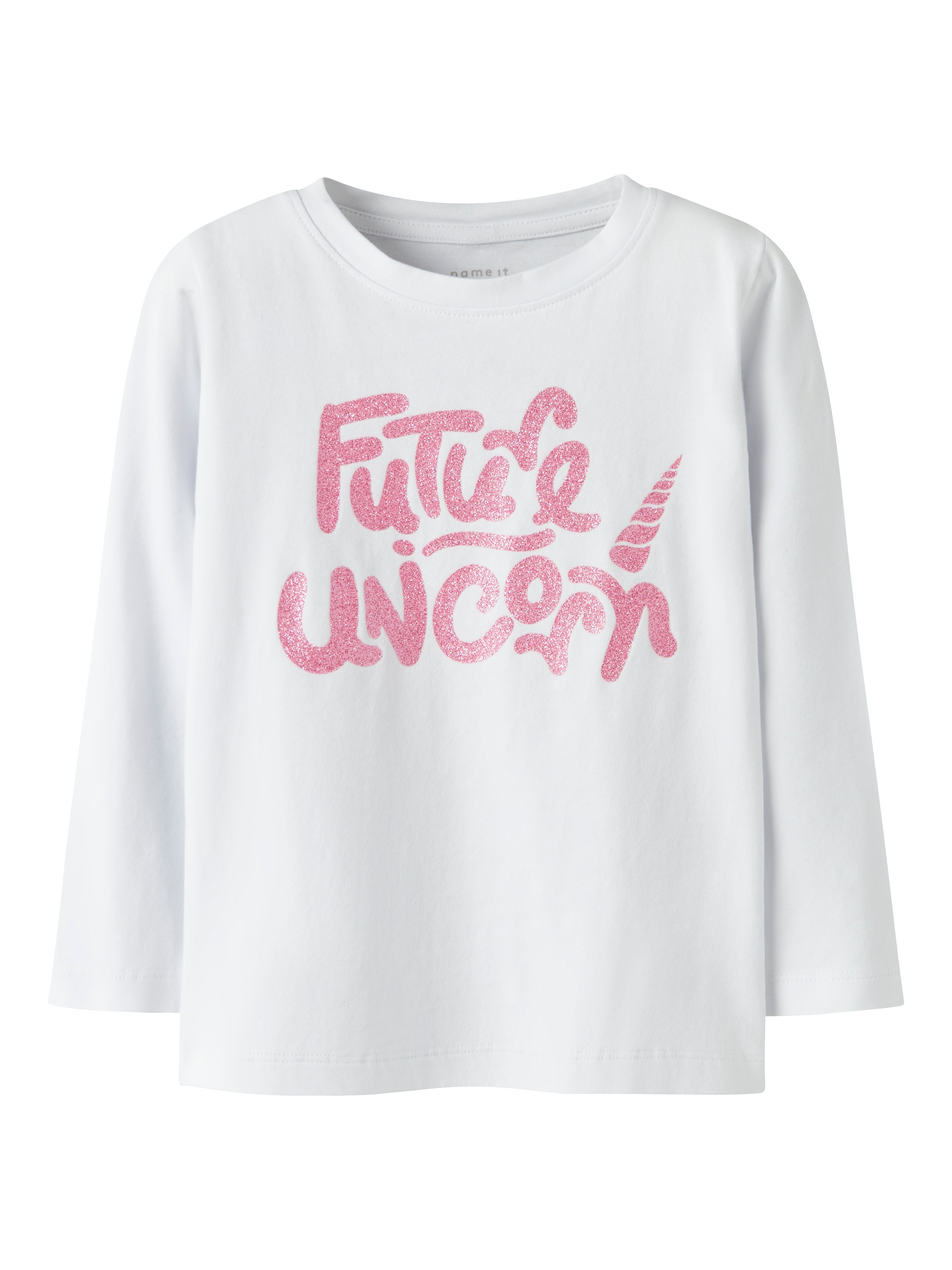 Camiseta Glitter Blanca Mini