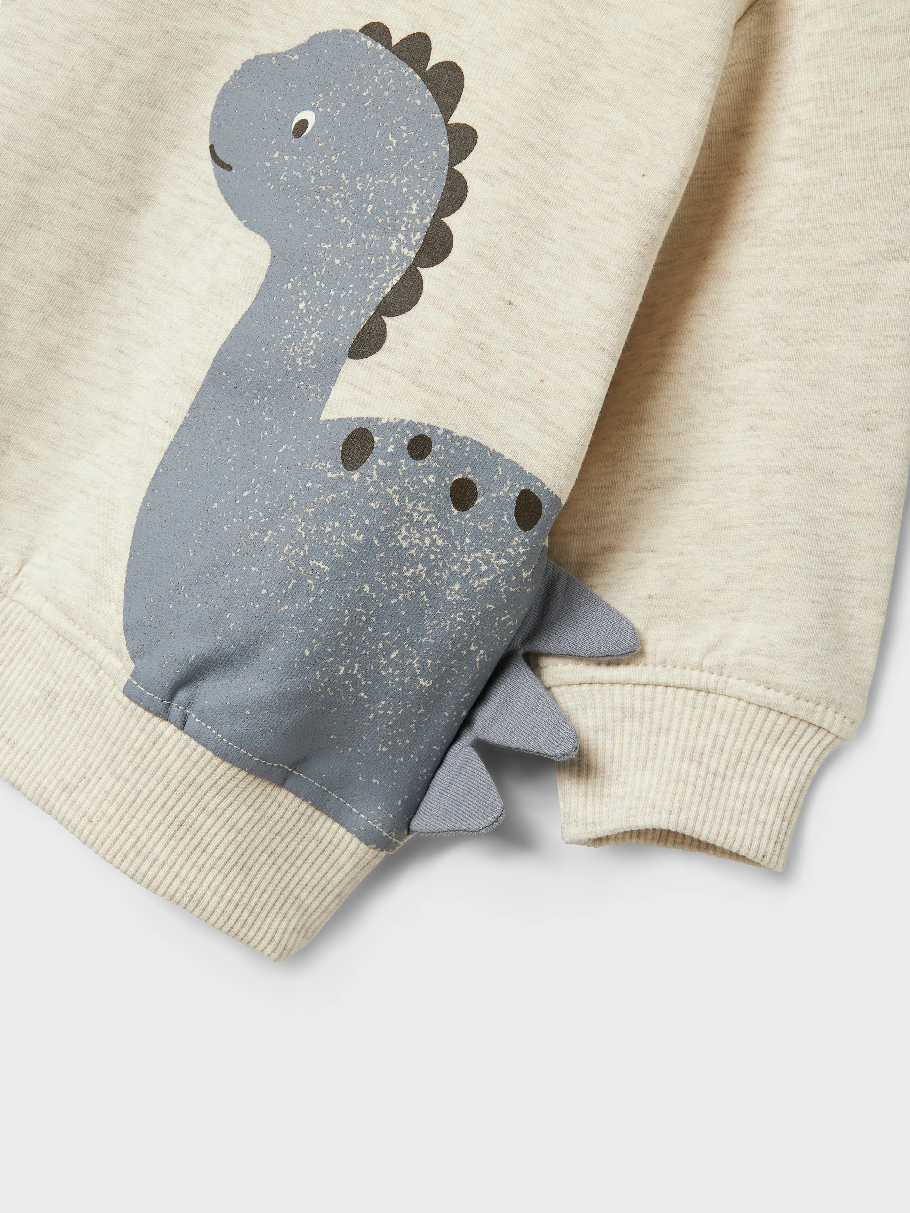 Sudadera Dino Beige Bebé