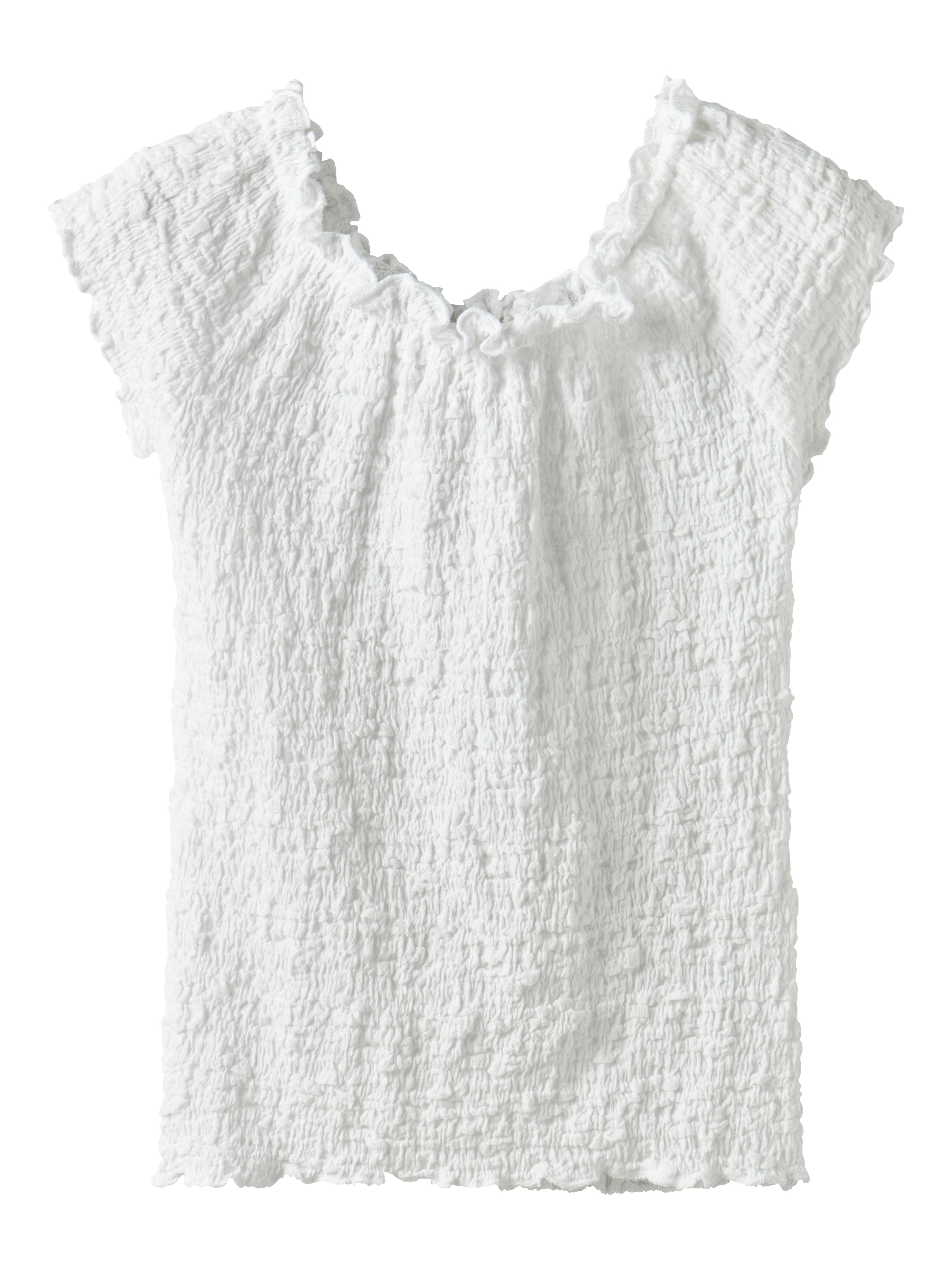 Top Nido De Abeja Blanco Kid
