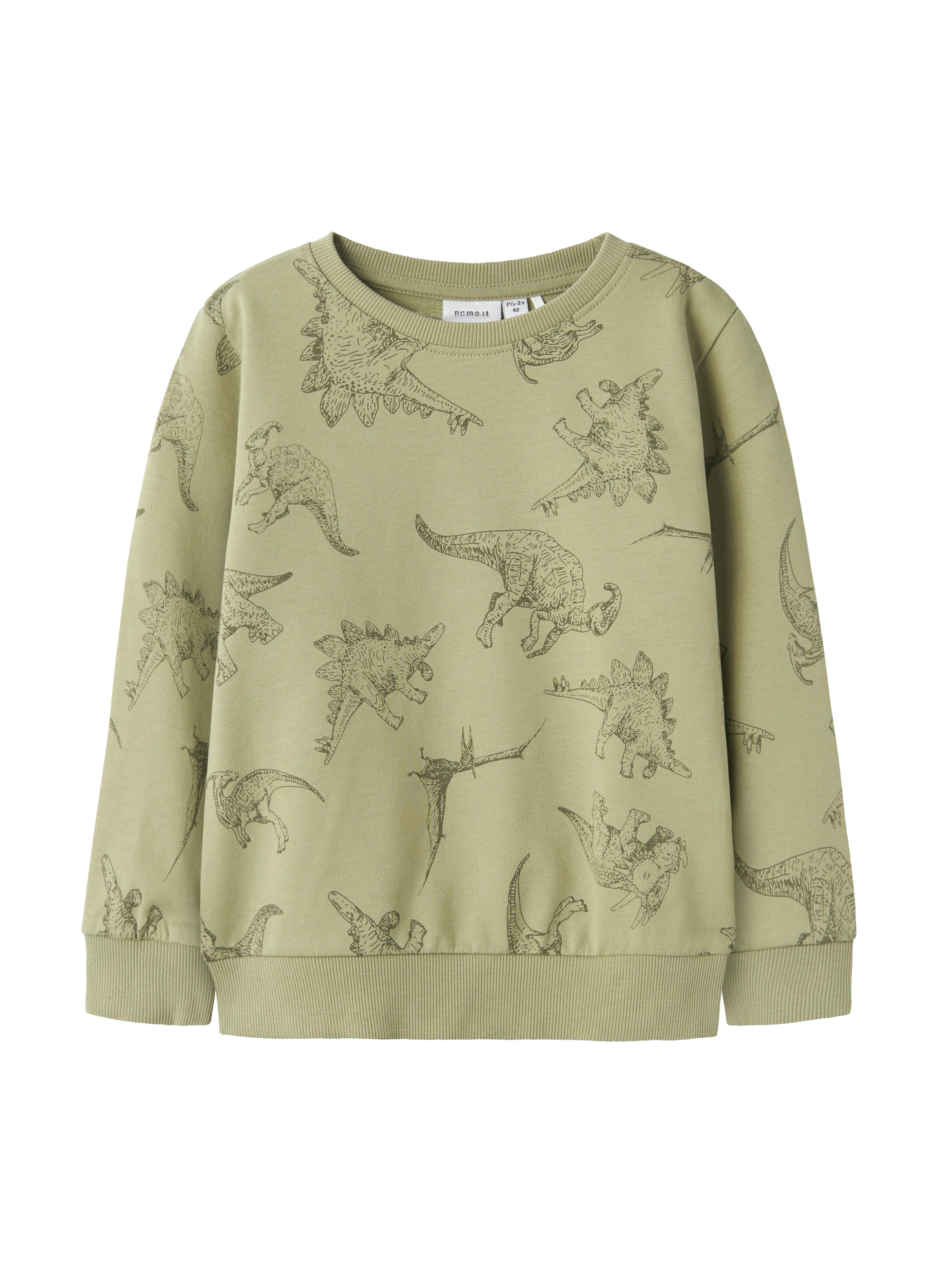 Sudadera Dino Verde Mini
