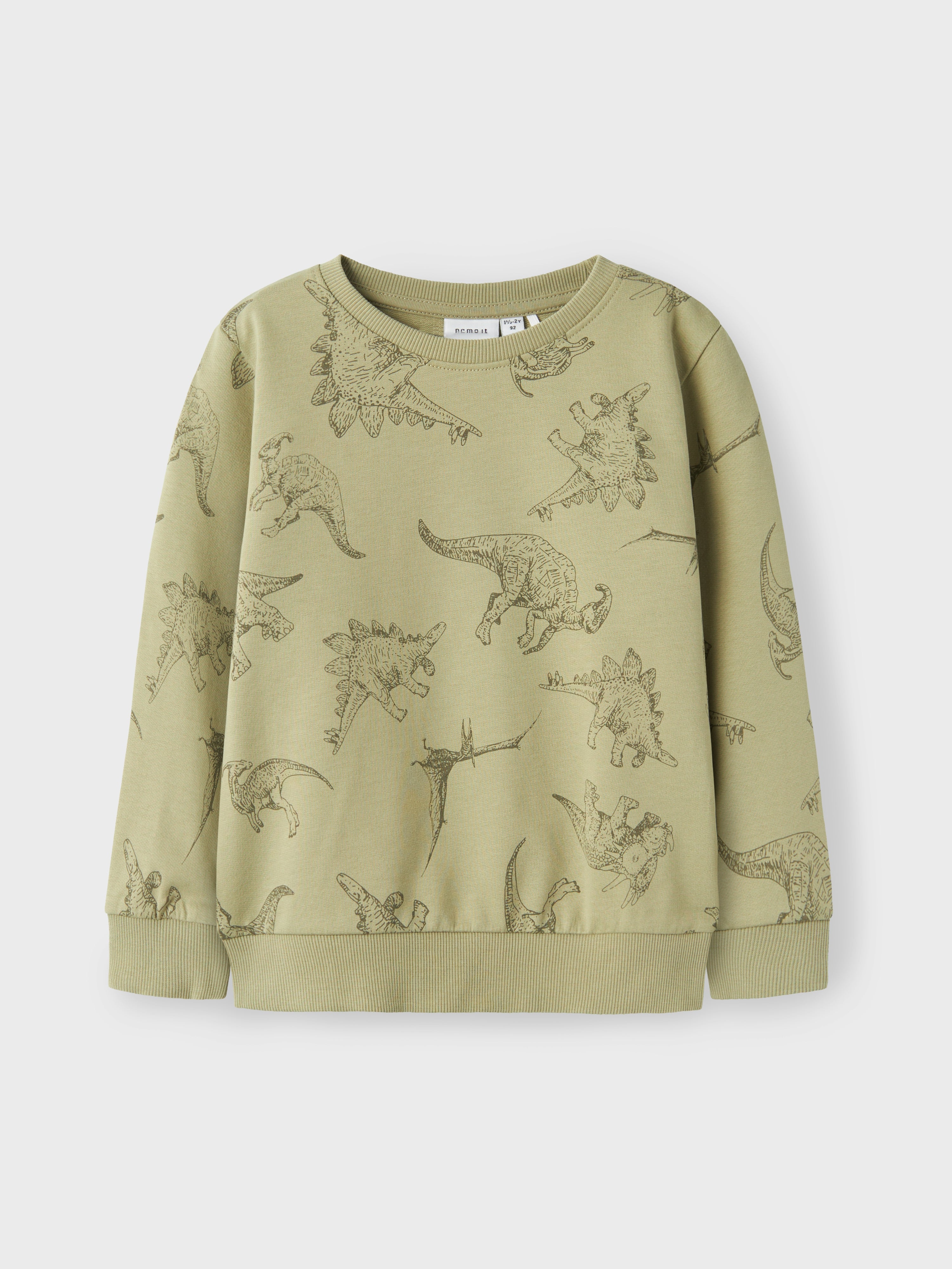 Sudadera Dino Verde Mini