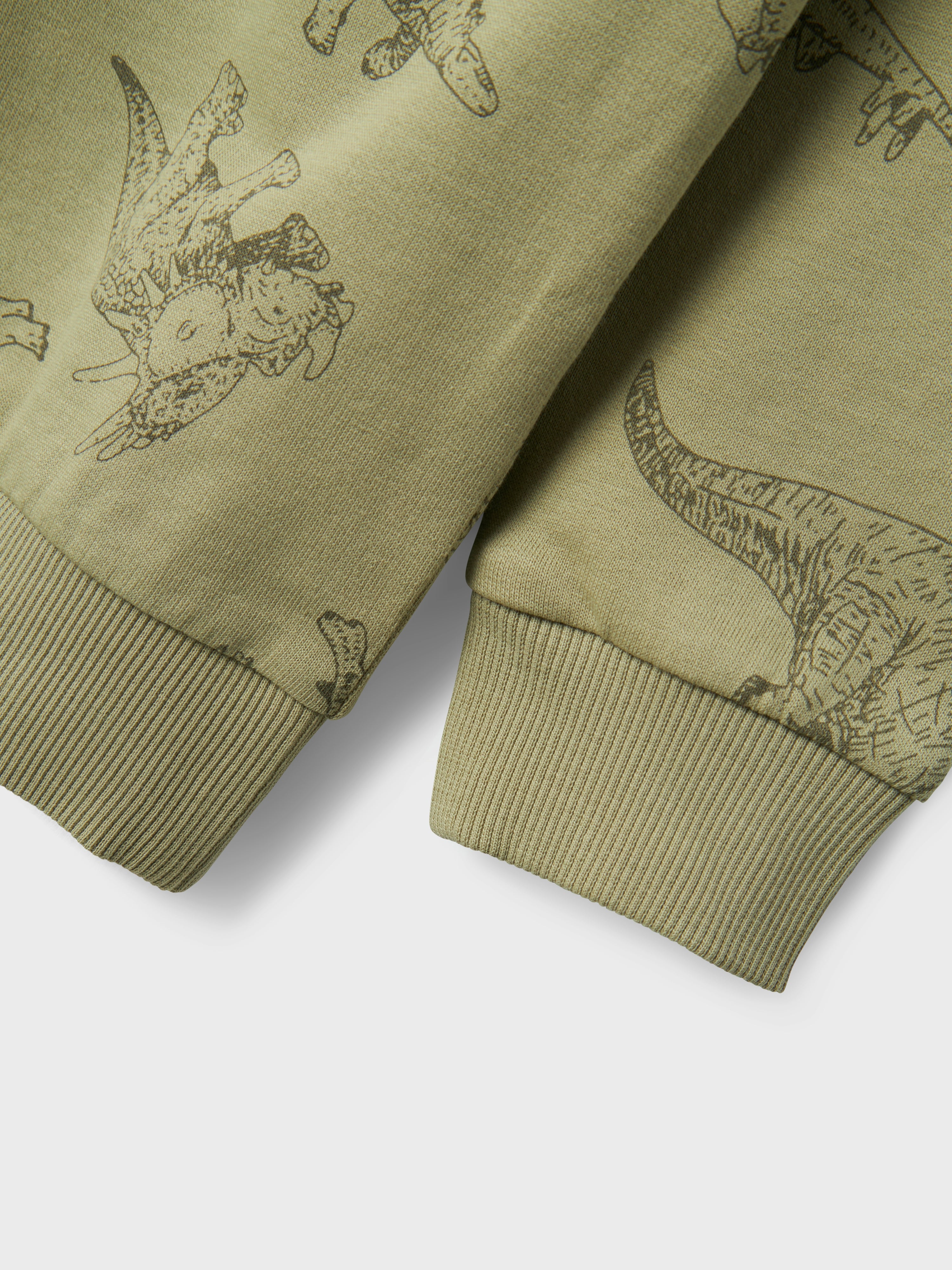 Sudadera Dino Verde Mini