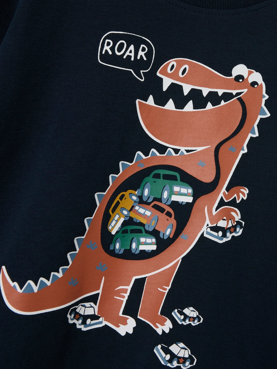 Camiseta Dino Coches Marino