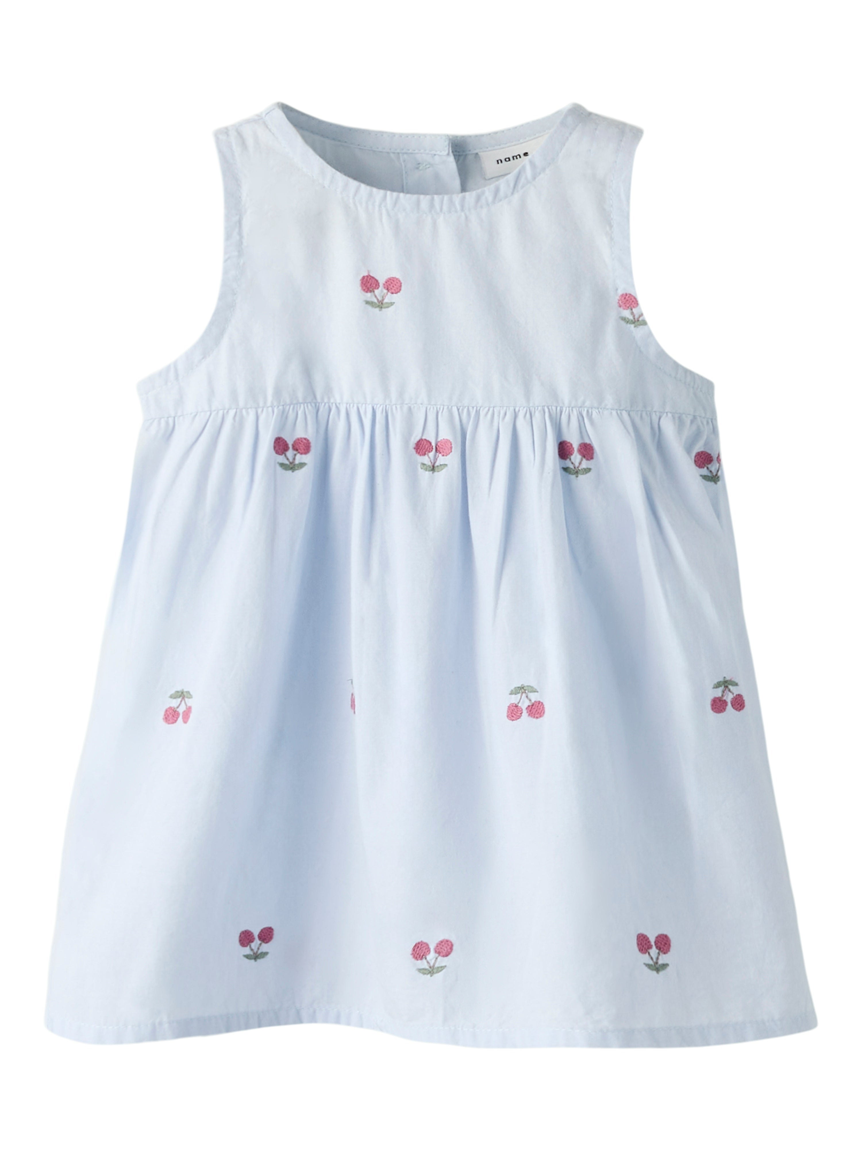 Vestido Cherry Azul Bebé