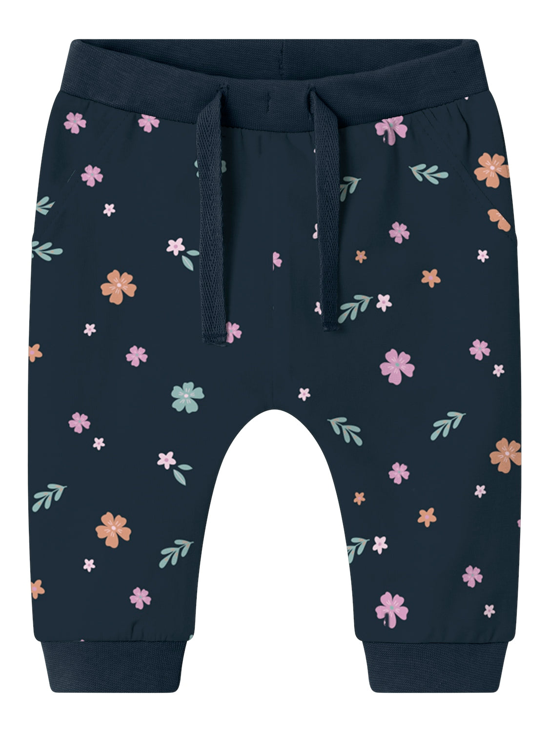 Pantalón Flores Marino Bebé