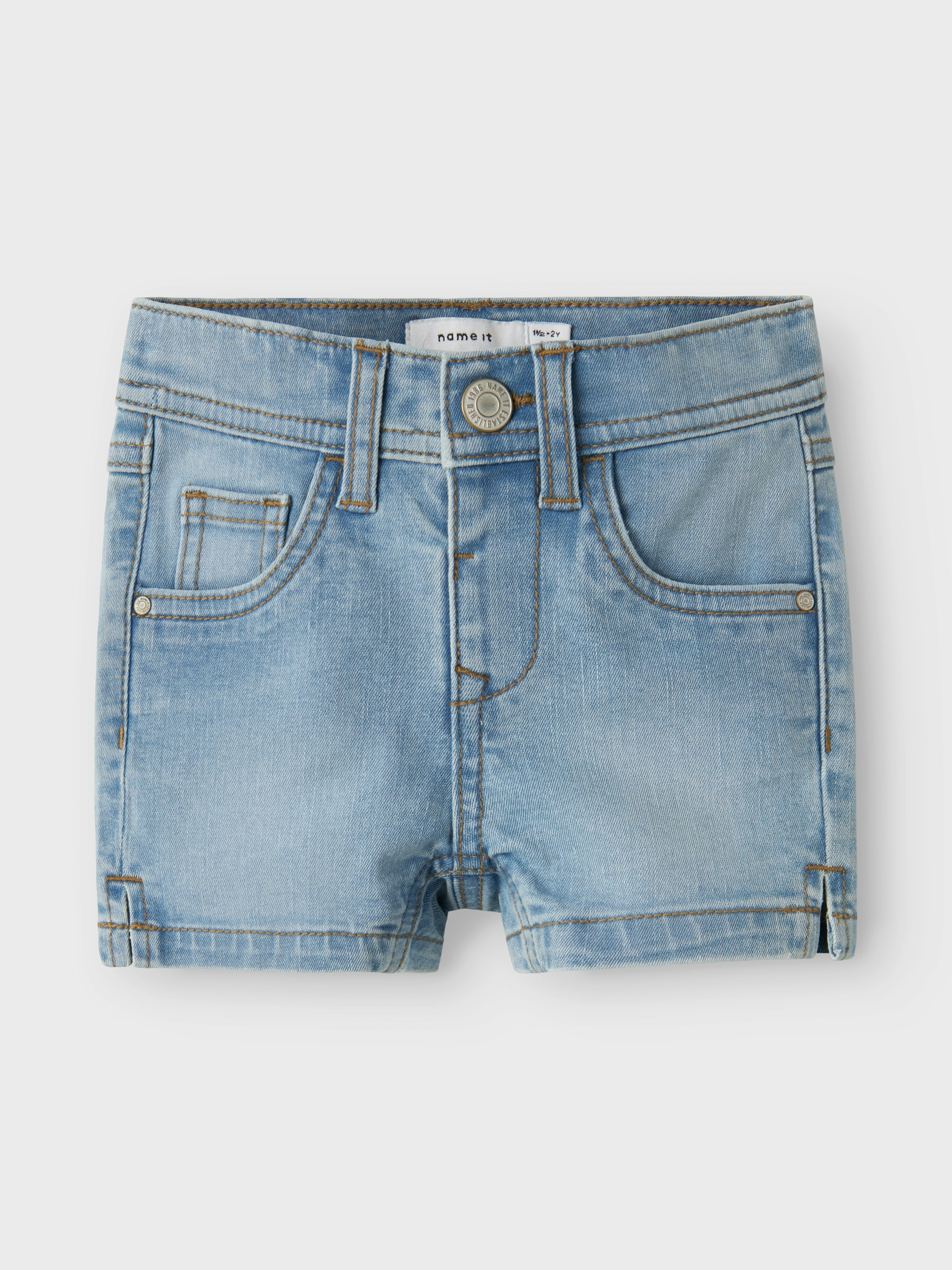 Short Light Blue Denim Girl