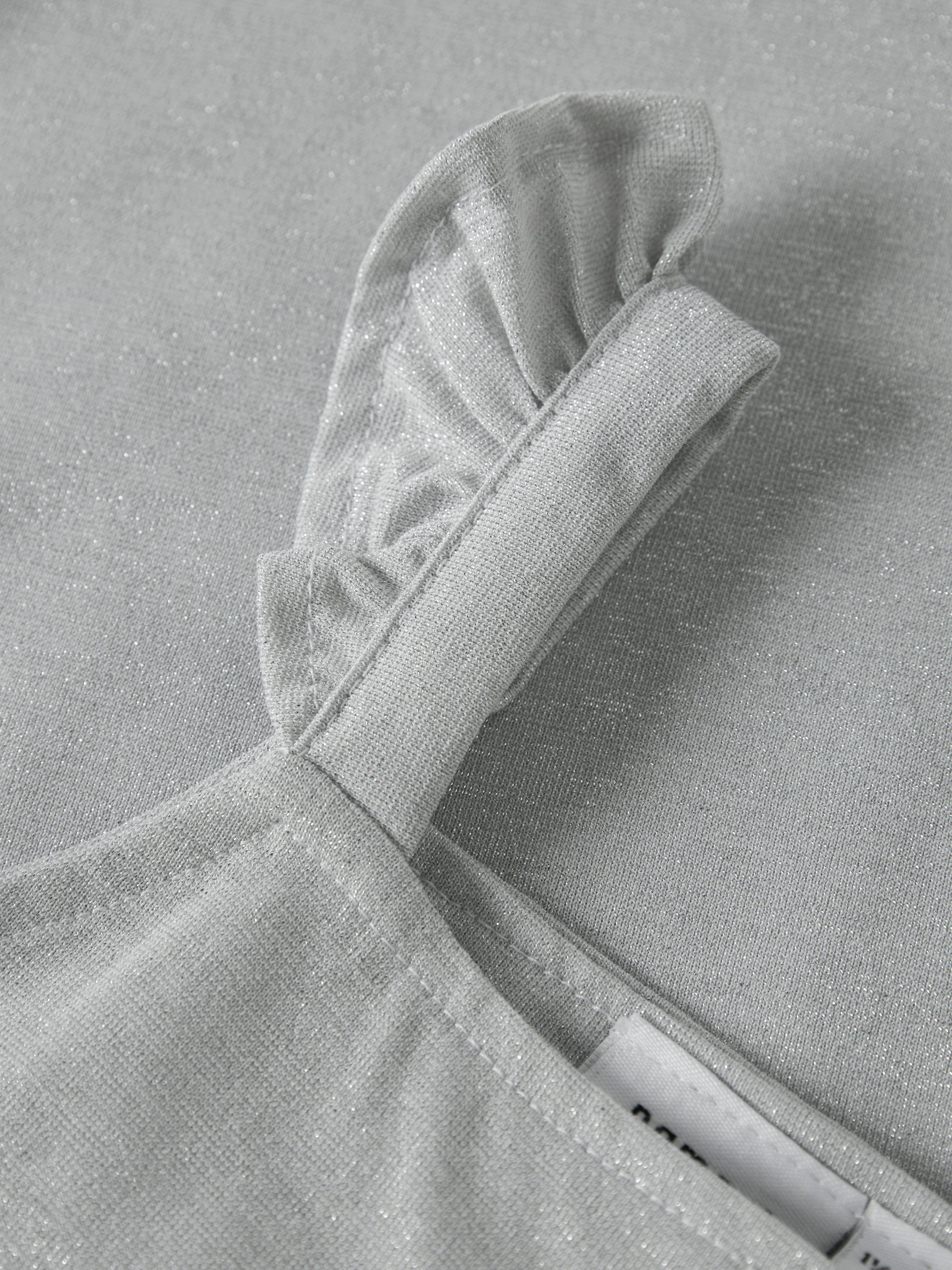 Top Metalizado Gris Mini