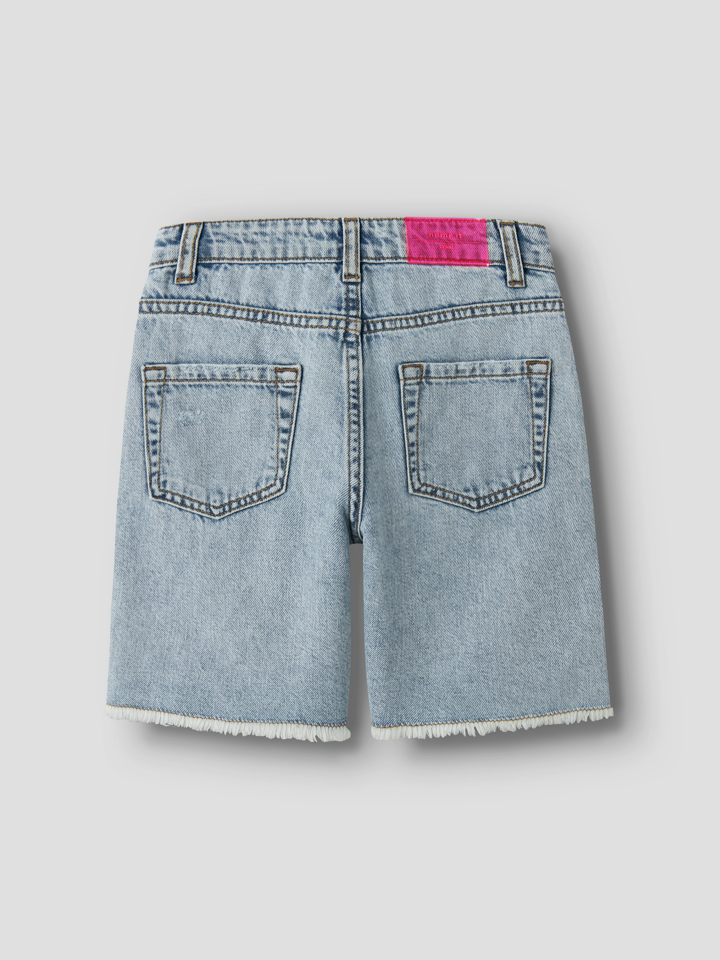 Bermuda Deshilachada Light Blue Kid