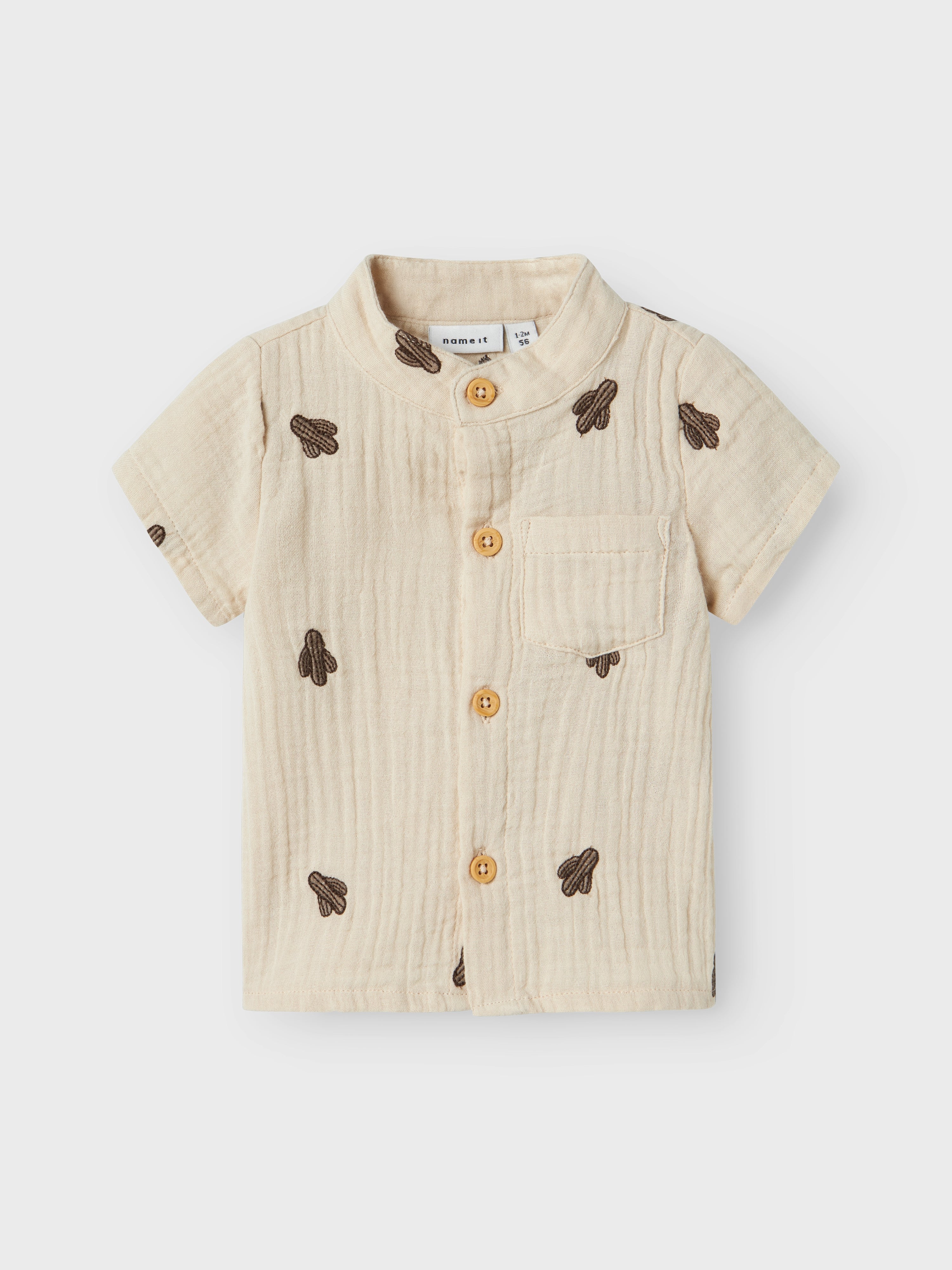 Camisa Cactus Beige Bebé