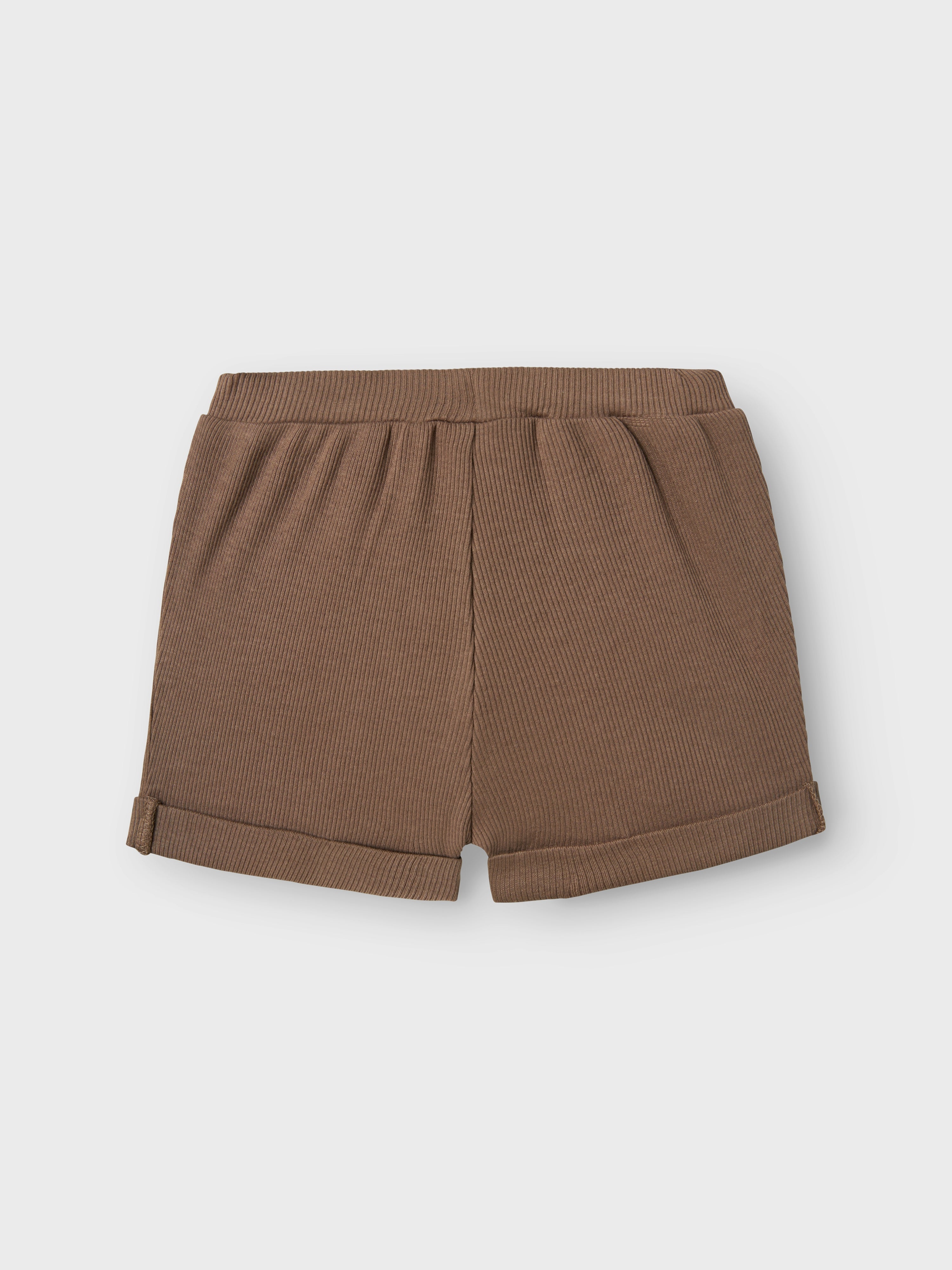 Short Blandito Botones Marrón Bebé