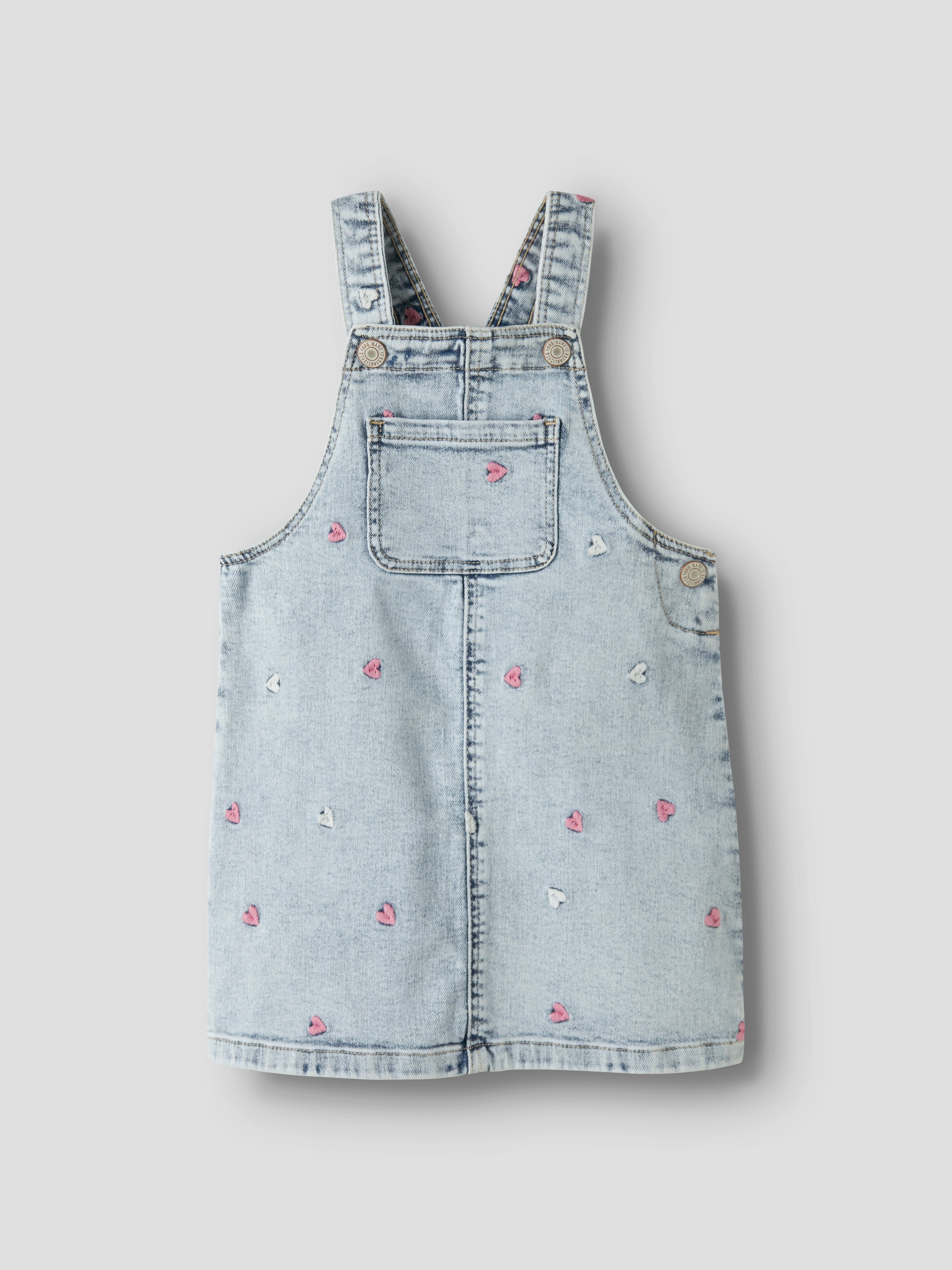 Vestido Denim Corazones Mini