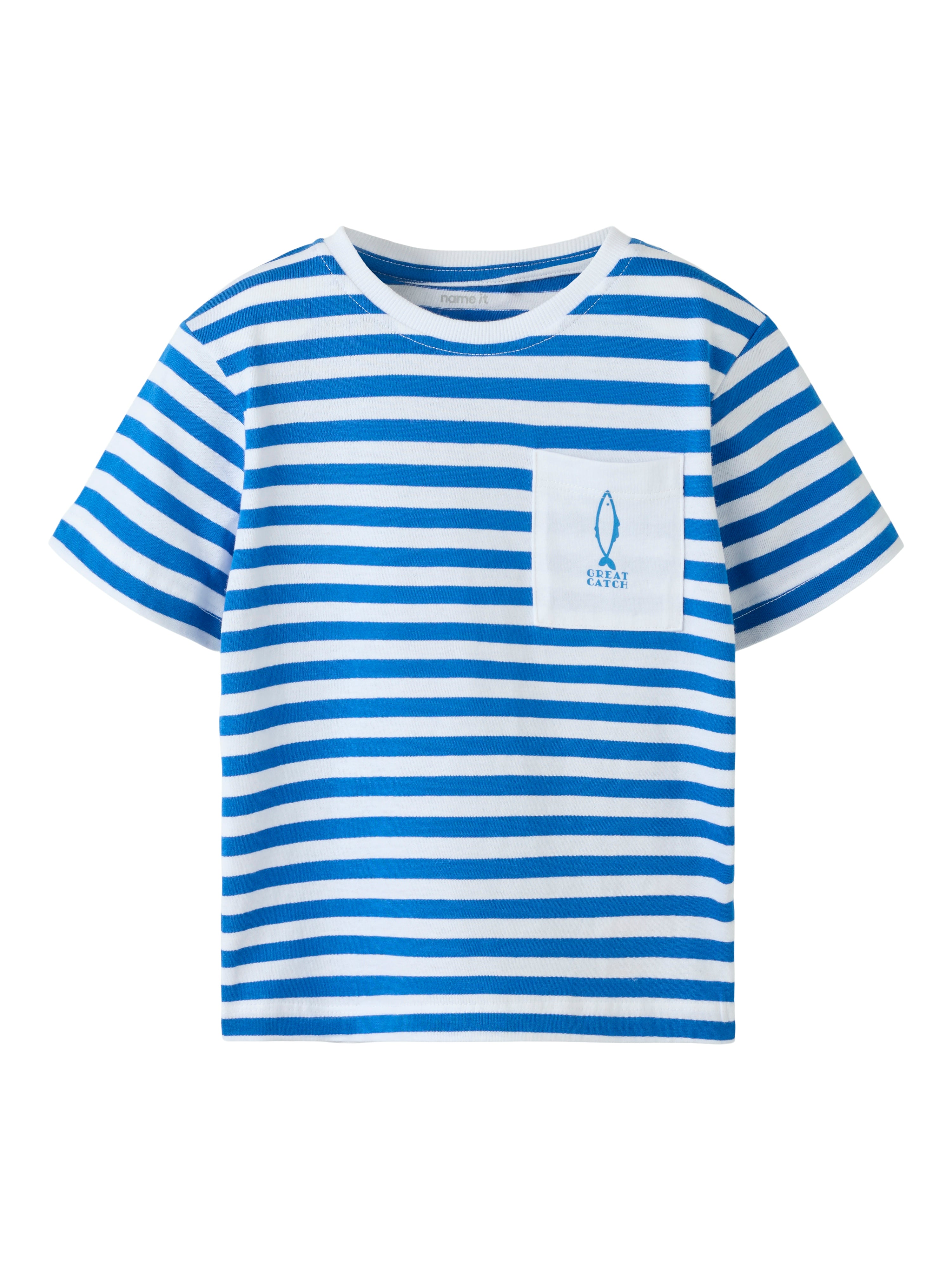 Camiseta Rayas Azul Mini