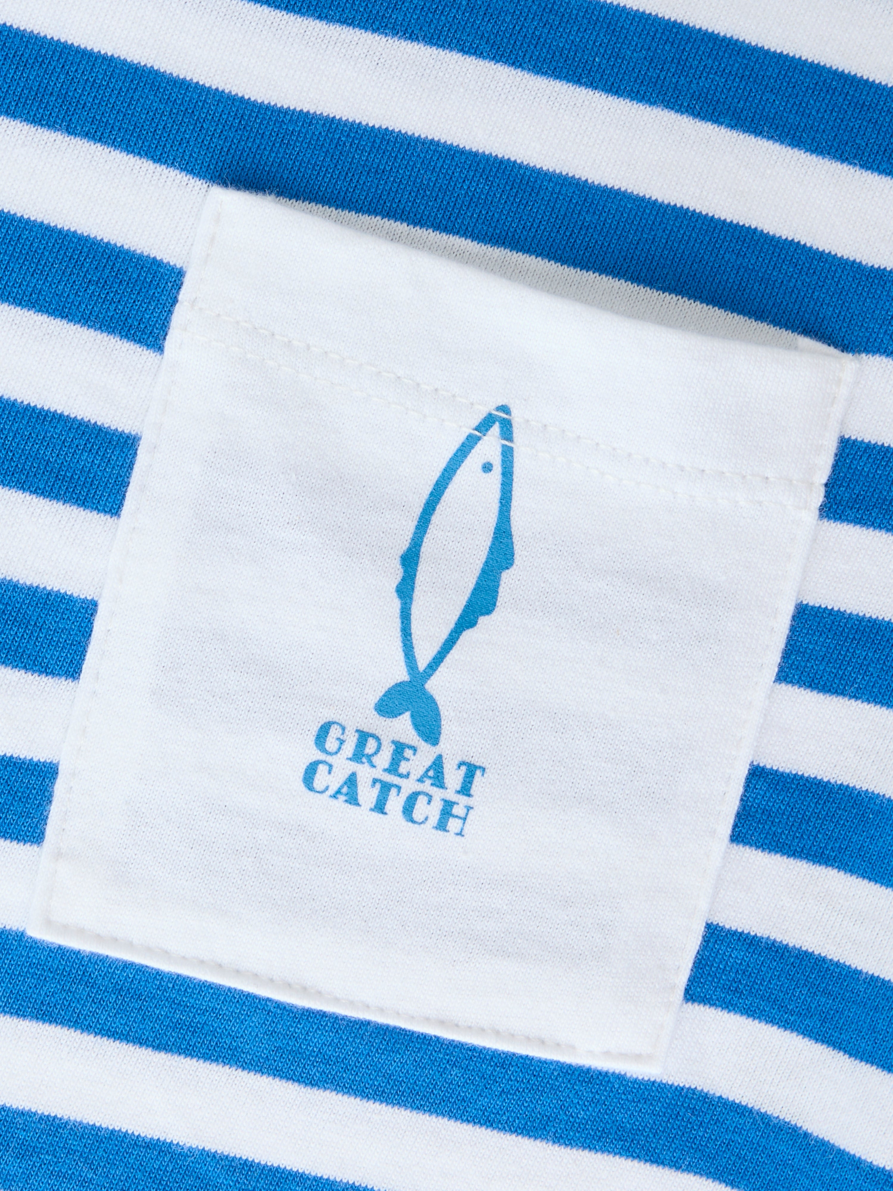 Camiseta Rayas Azul Mini