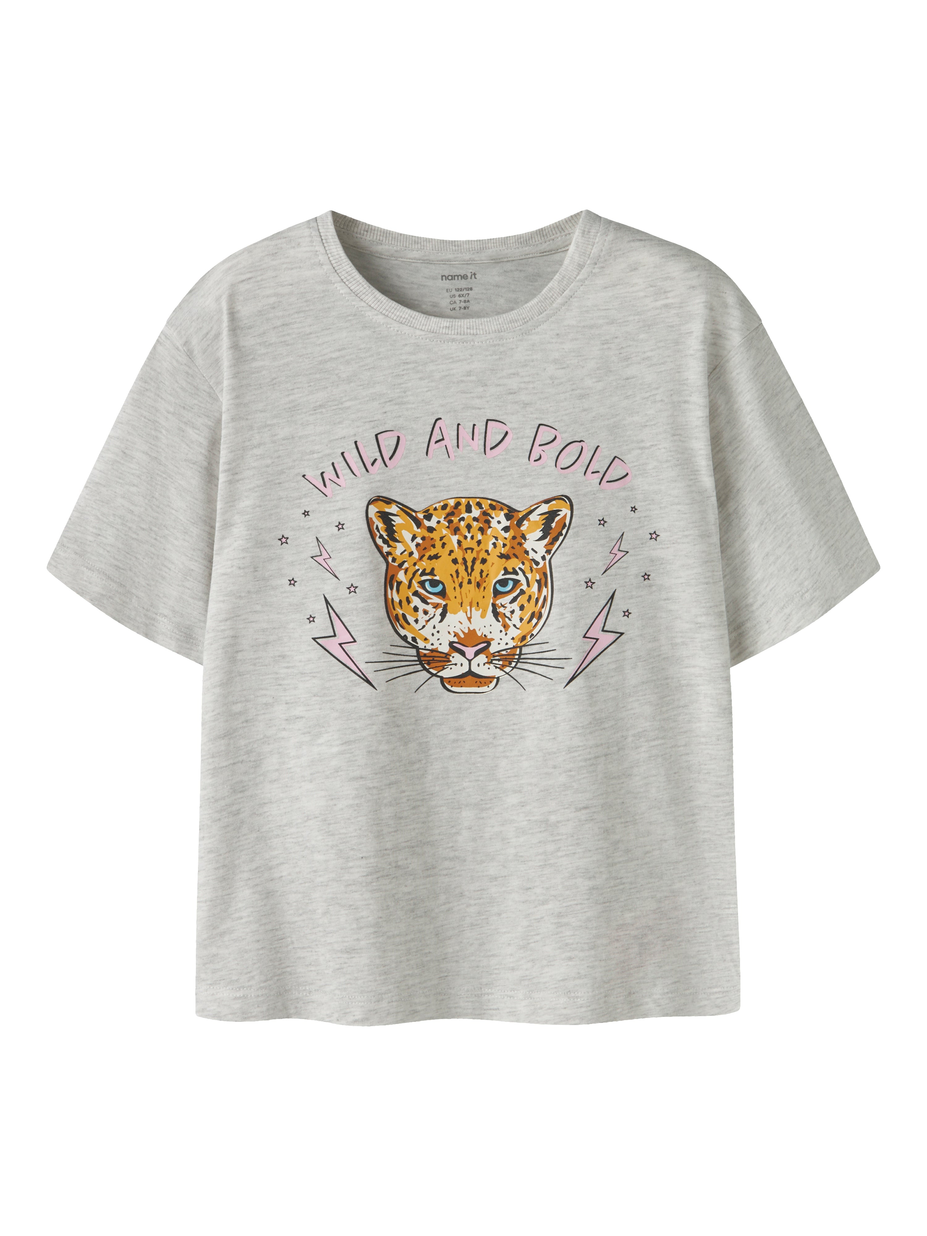 Camiseta Leopardo Gris Kid