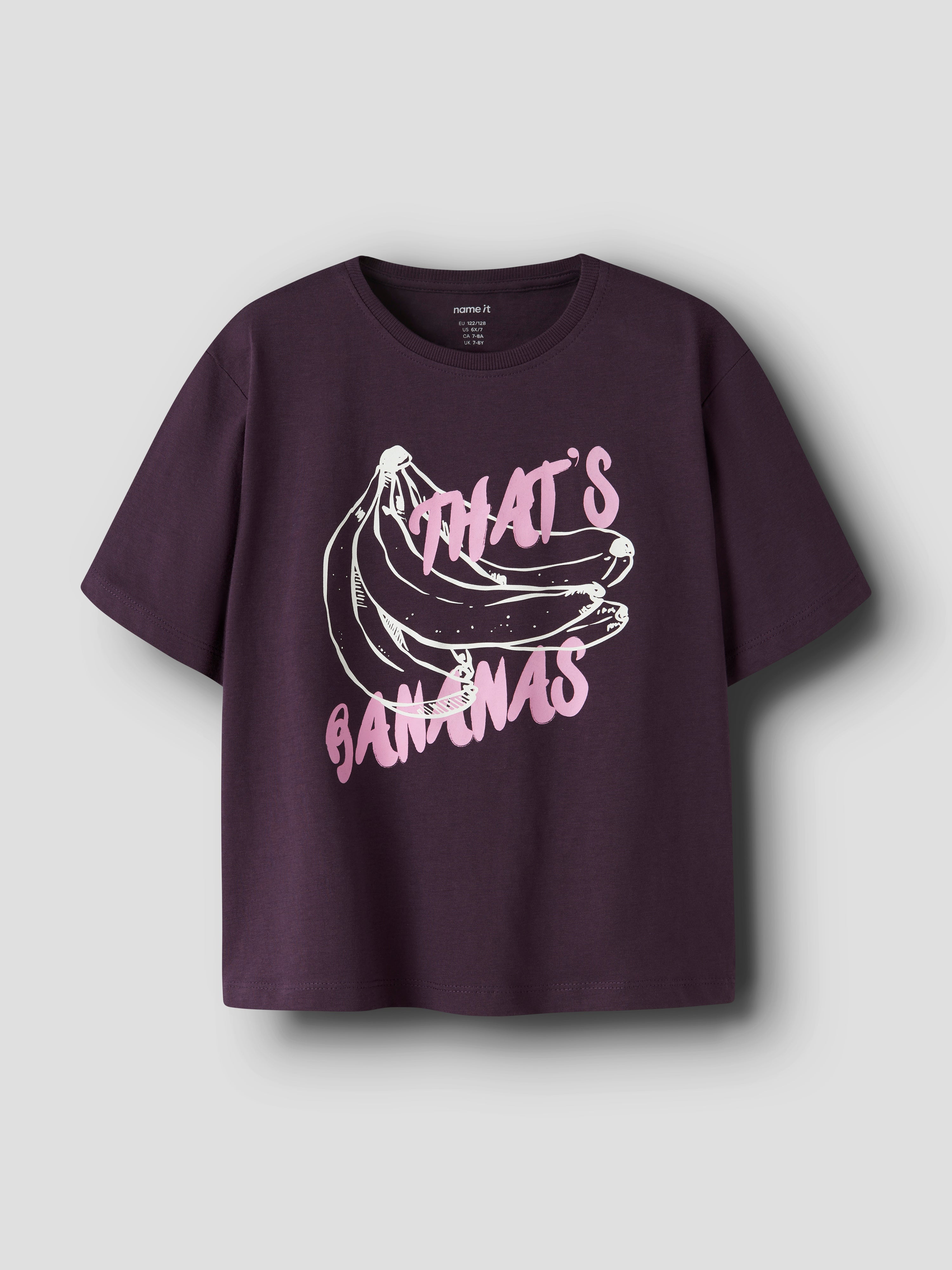 Camiseta Banana Morada Kid